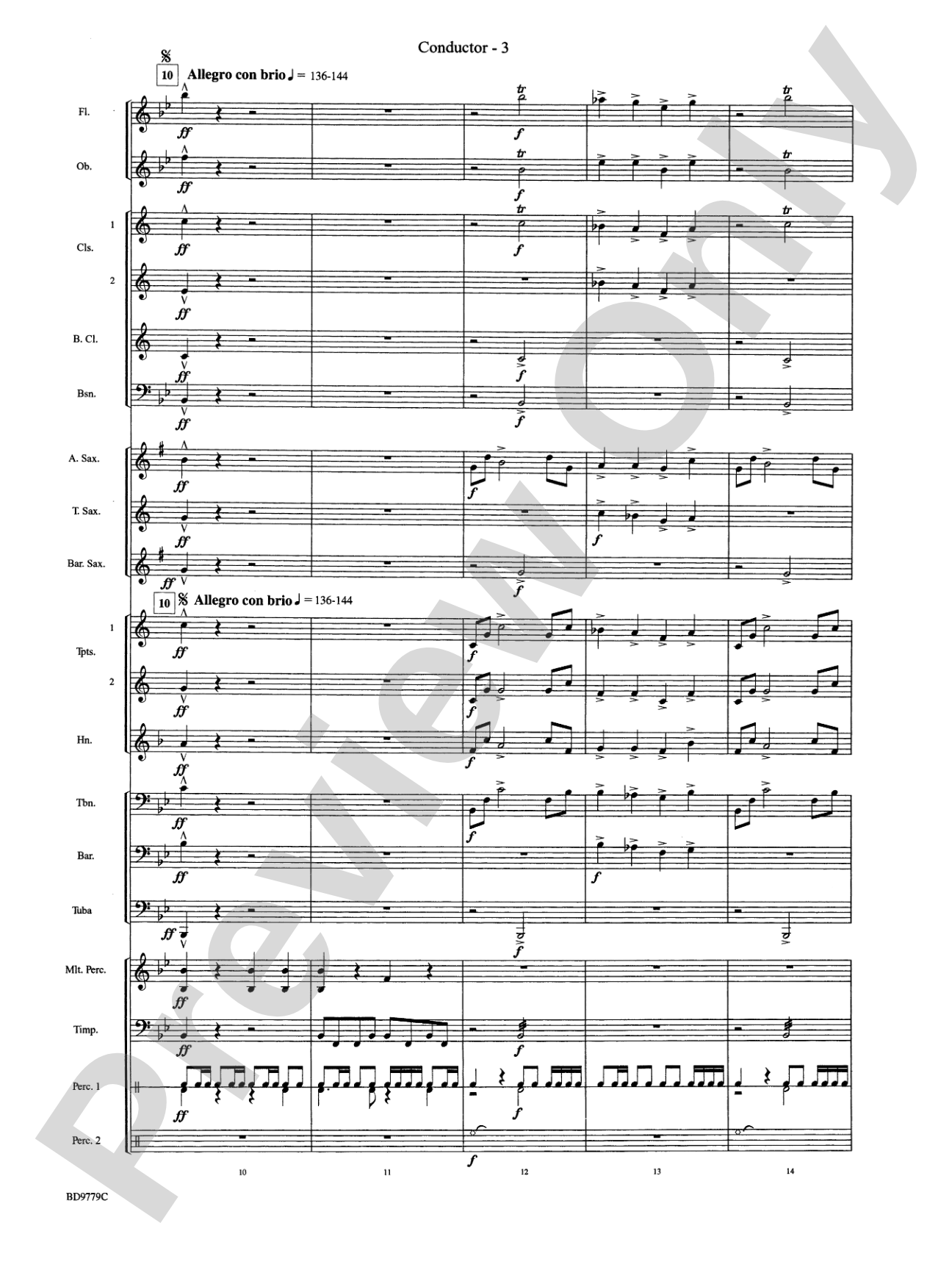 Convergence: Concert Band Conductor Score & Parts