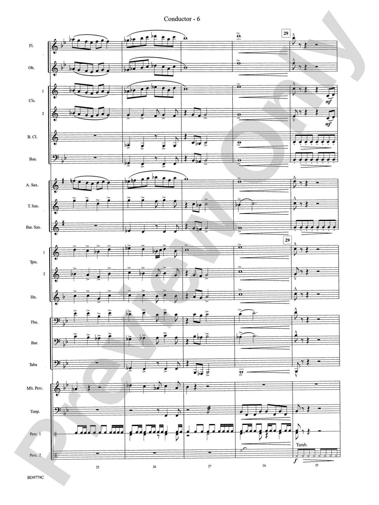 Convergence: Concert Band Conductor Score & Parts