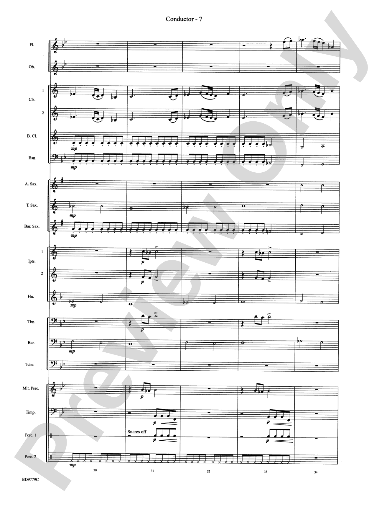 Convergence: Concert Band Conductor Score & Parts