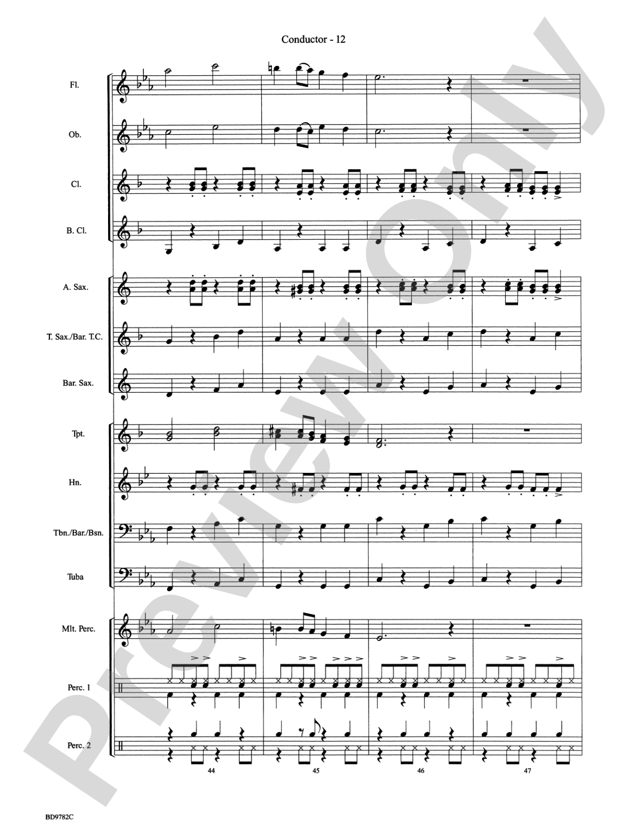 Reggae Vibrations: Concert Band Conductor Score & Parts