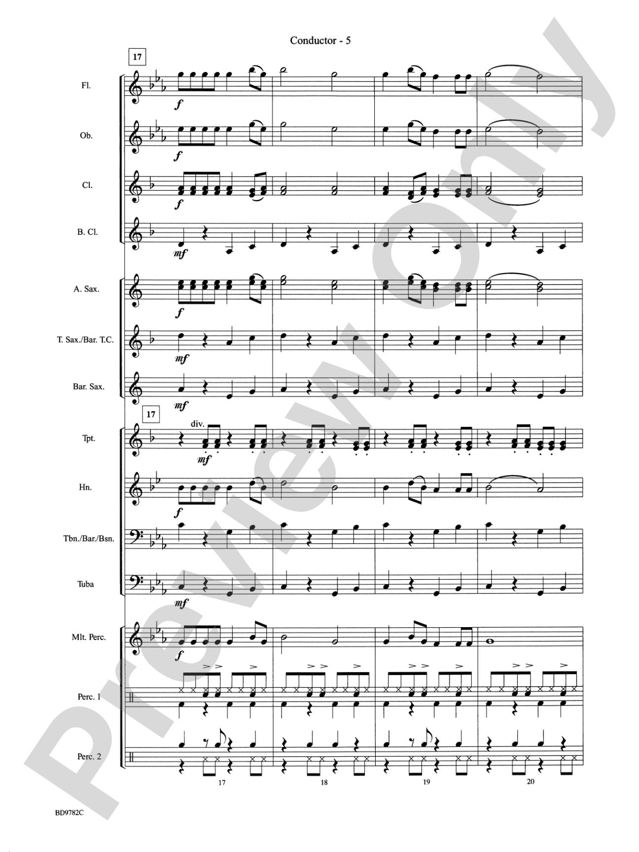 Reggae Vibrations: Concert Band Conductor Score & Parts
