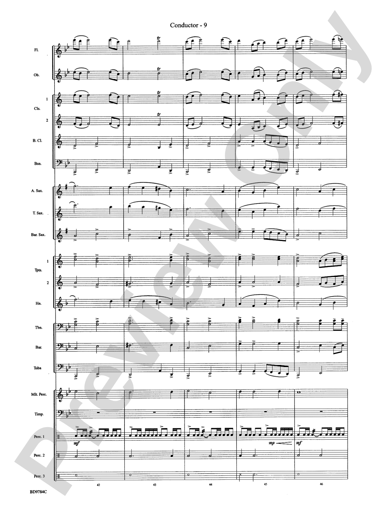 Herndon Exaltations (A Celebration of Excellence): Concert Band Conductor Score & Parts
