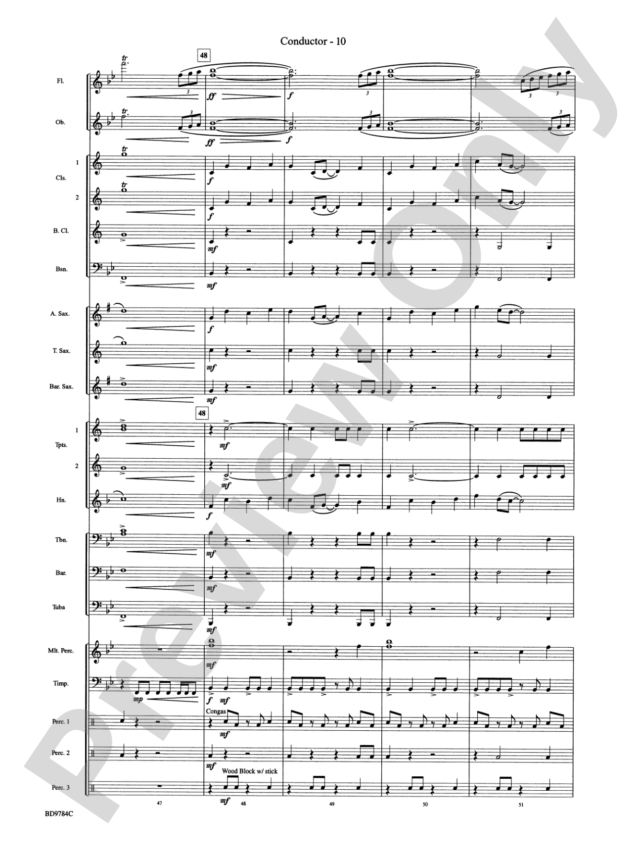 Herndon Exaltations (A Celebration of Excellence): Concert Band Conductor Score & Parts