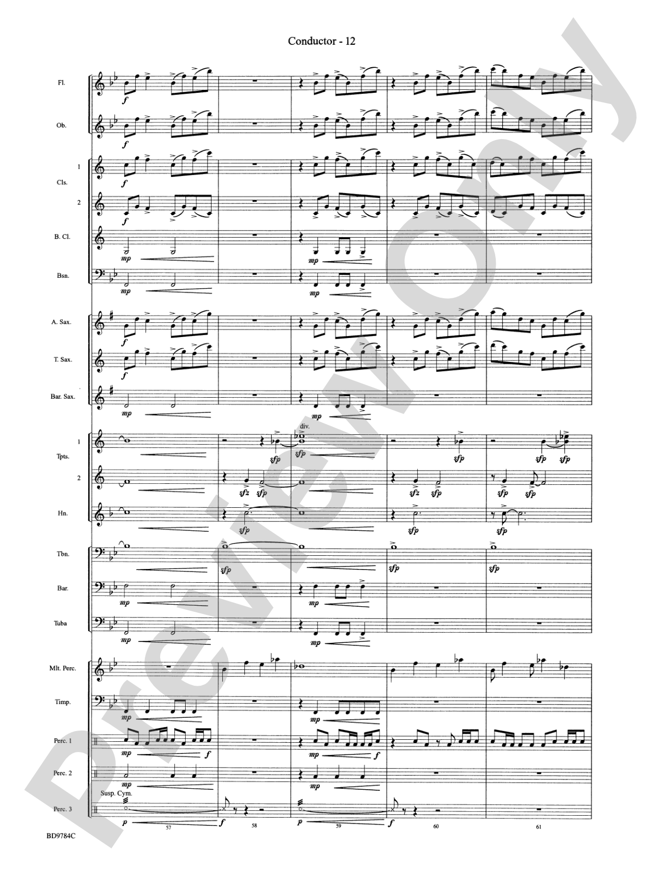 Herndon Exaltations (A Celebration of Excellence): Concert Band Conductor Score & Parts