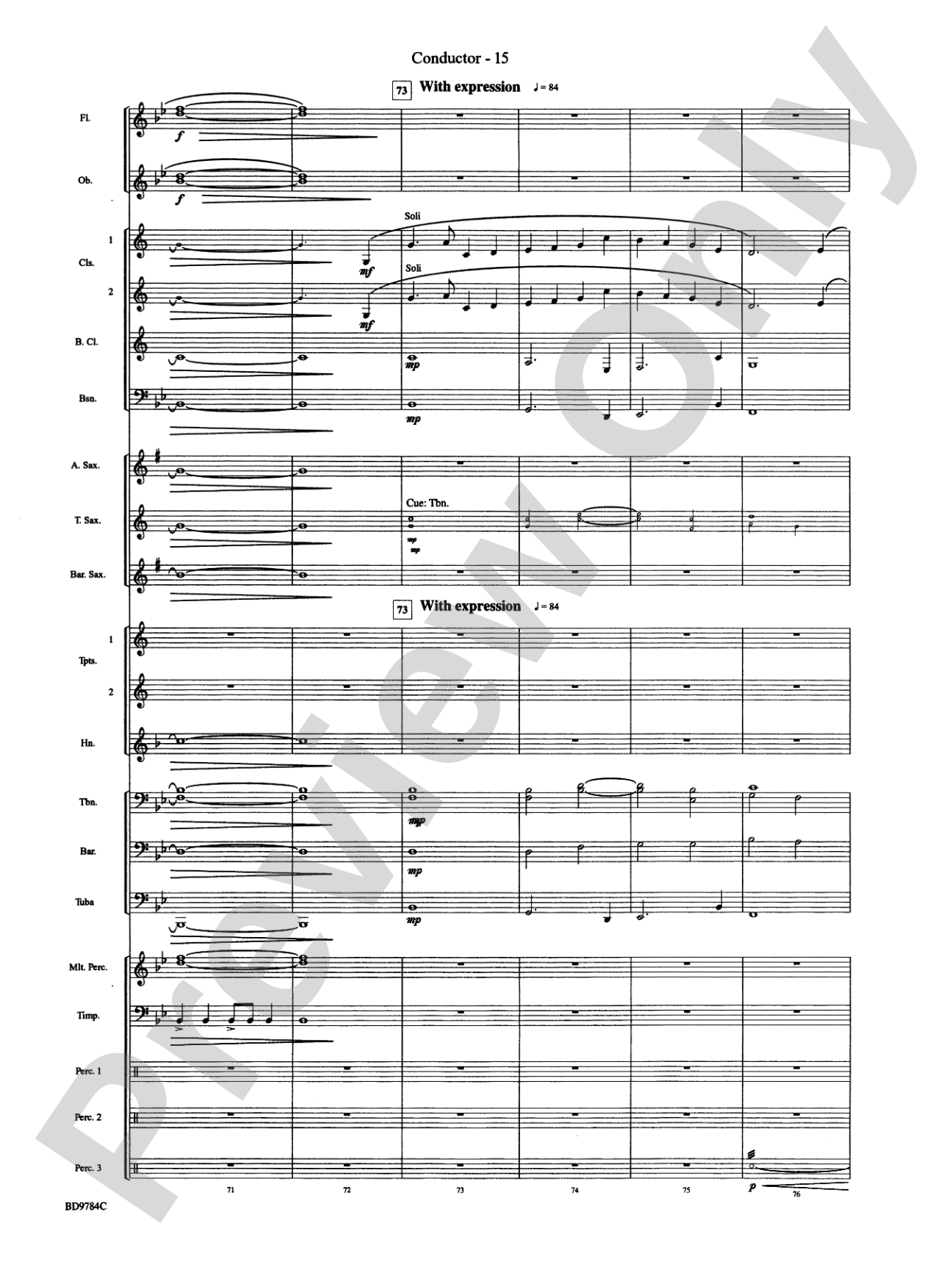 Herndon Exaltations (A Celebration of Excellence): Concert Band Conductor Score & Parts