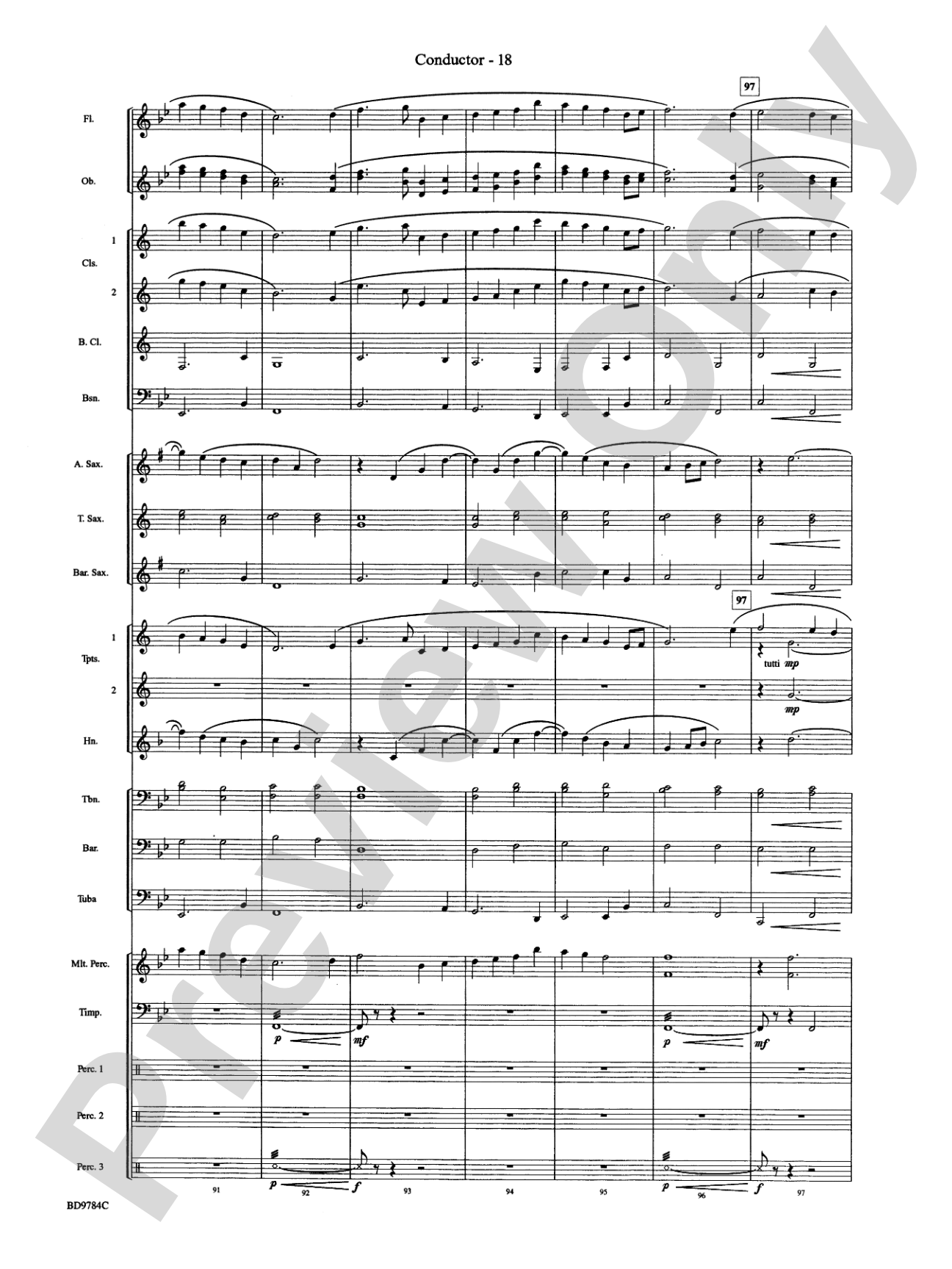 Herndon Exaltations (A Celebration of Excellence): Concert Band Conductor Score & Parts