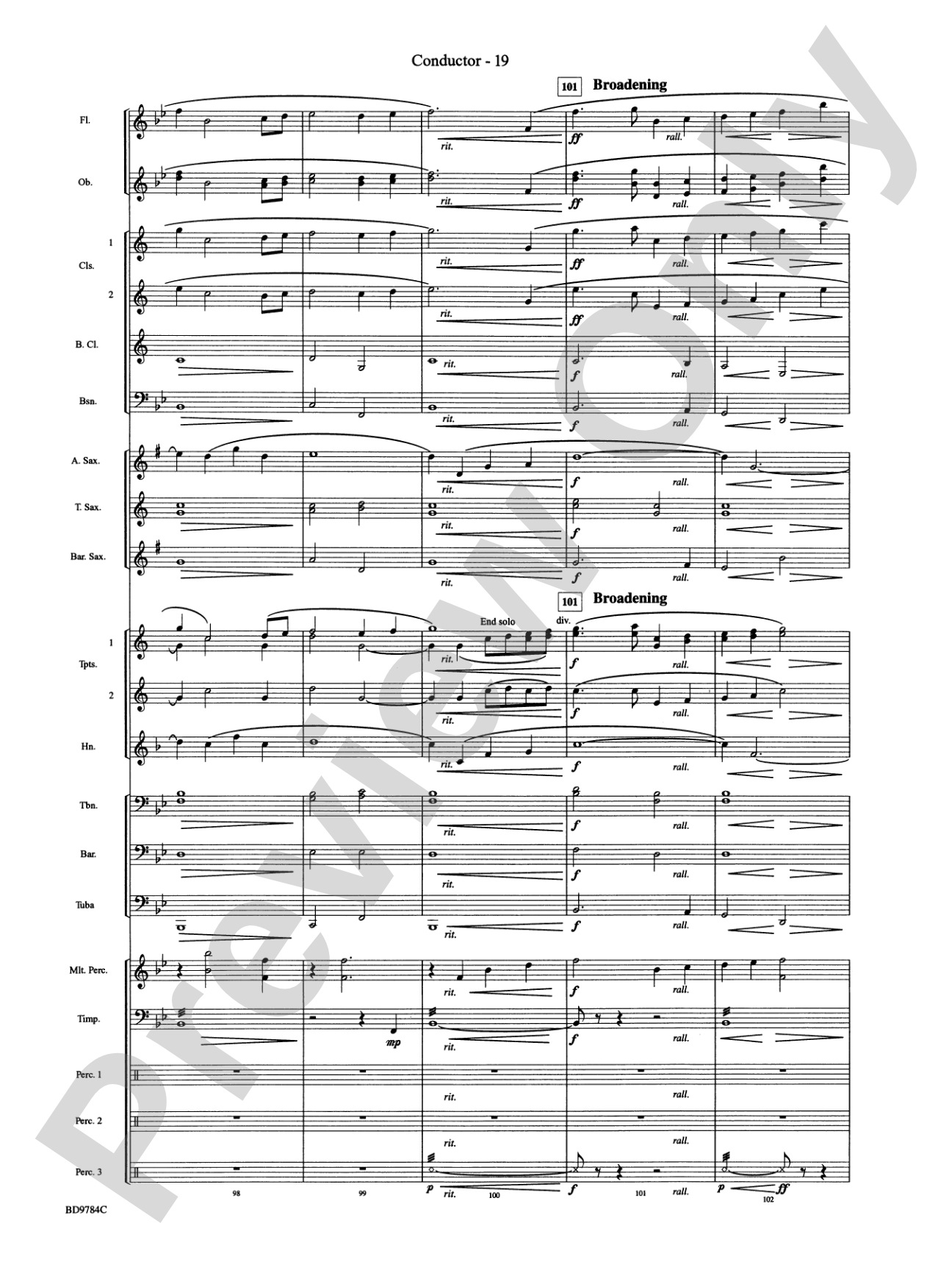 Herndon Exaltations (A Celebration of Excellence): Concert Band Conductor Score & Parts