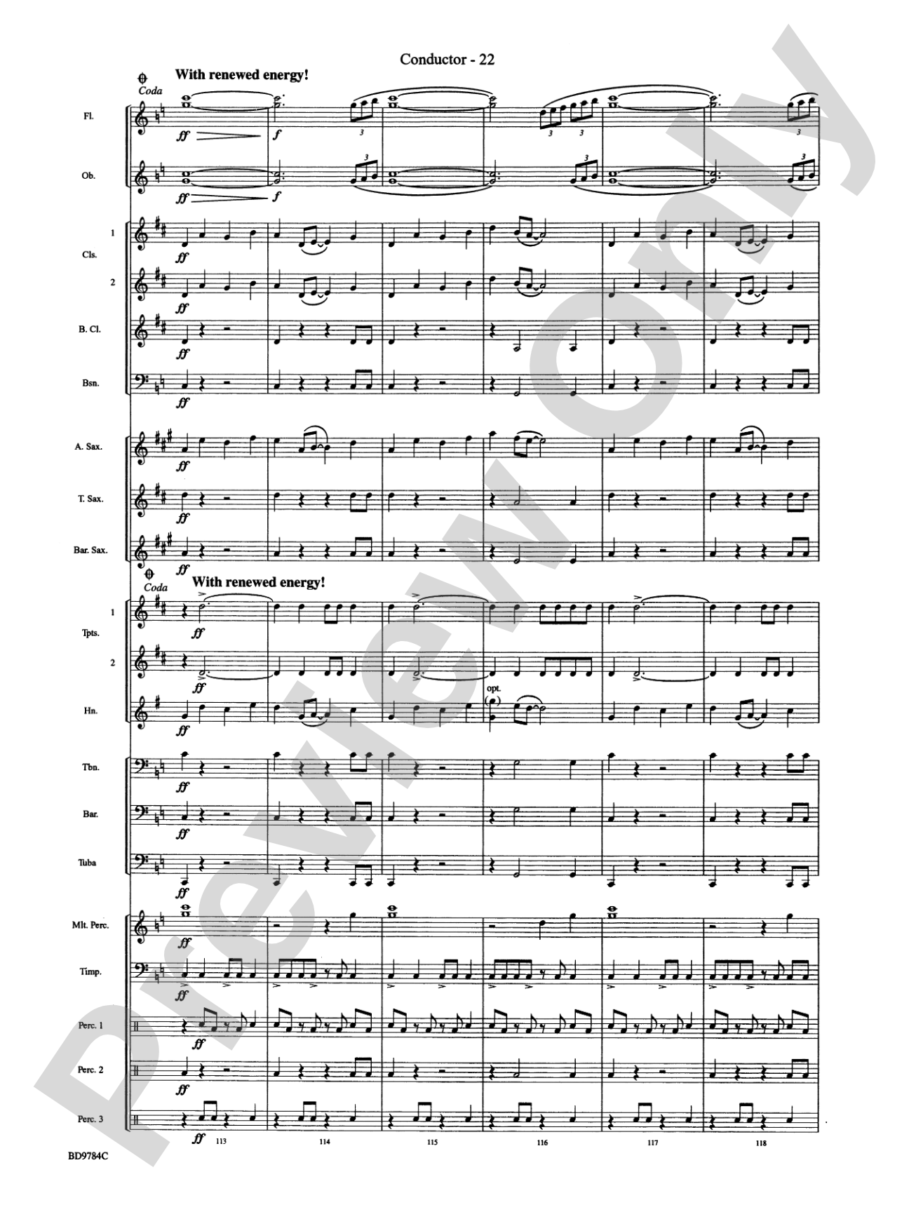 Herndon Exaltations (A Celebration of Excellence): Concert Band Conductor Score & Parts