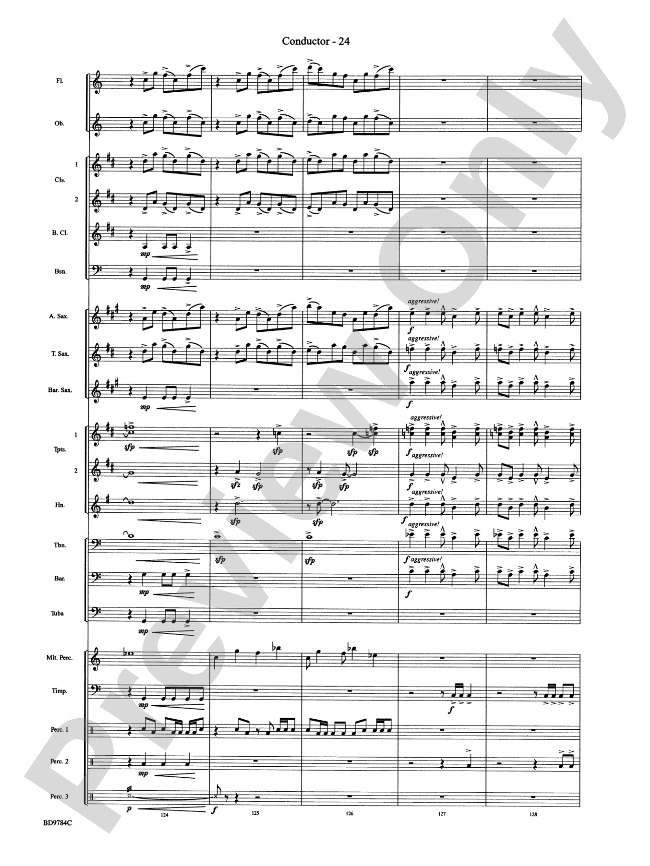 Herndon Exaltations (A Celebration of Excellence): Concert Band Conductor Score & Parts