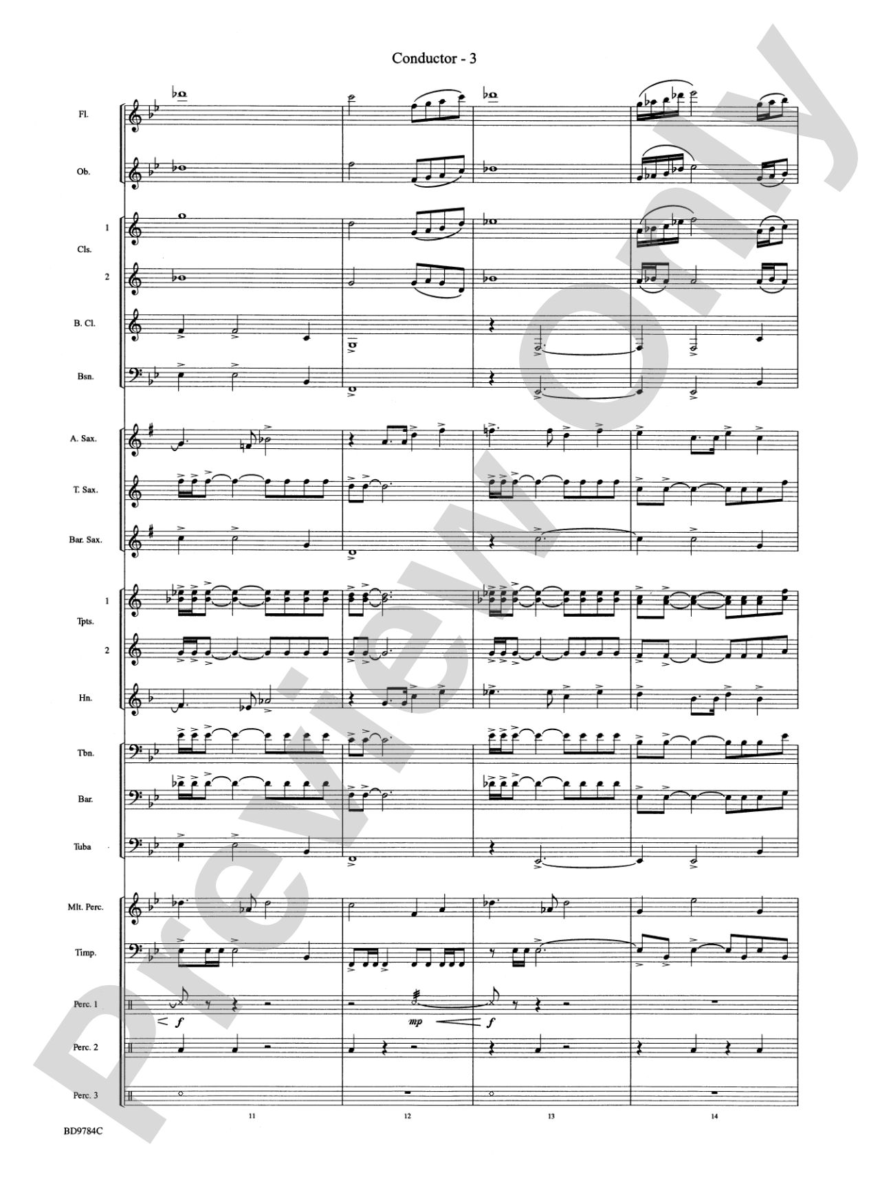 Herndon Exaltations (A Celebration of Excellence): Concert Band Conductor Score & Parts