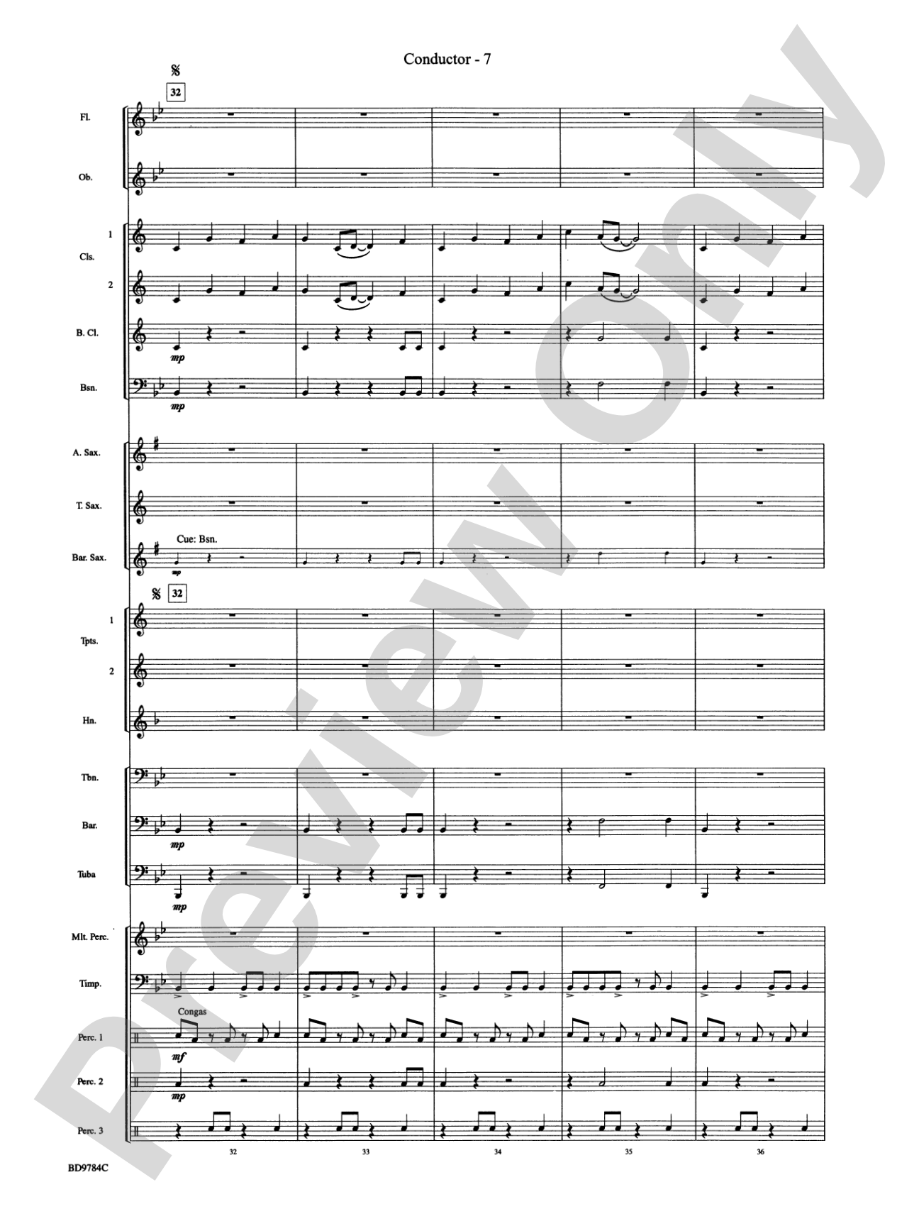 Herndon Exaltations (A Celebration of Excellence): Concert Band Conductor Score & Parts