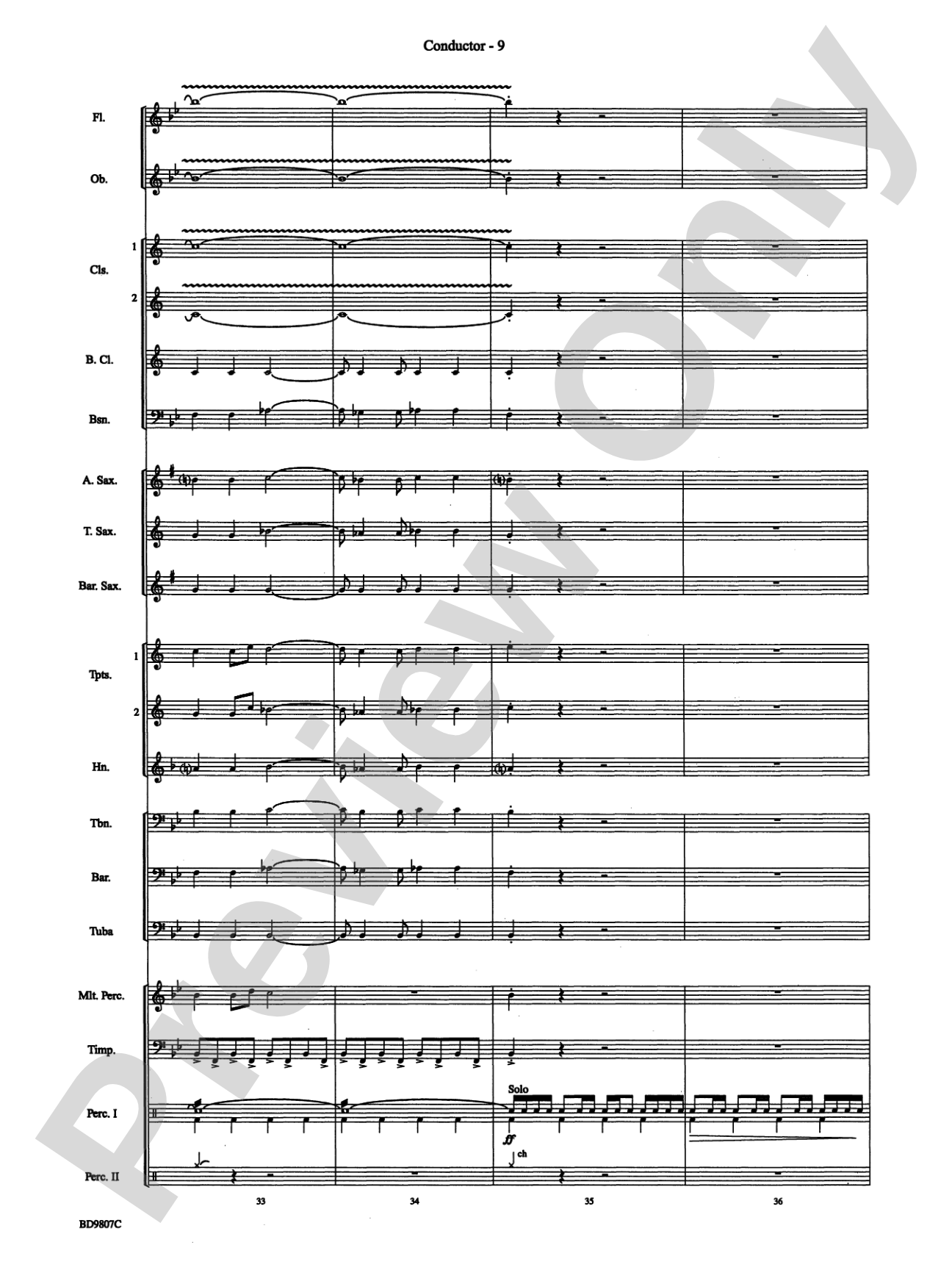 Fields of Kent: Concert Band Conductor Score & Parts