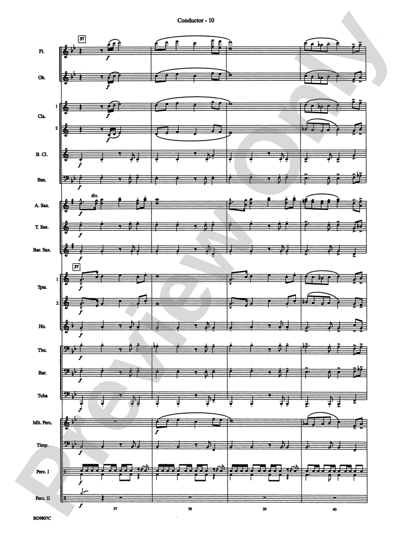 Fields of Kent: Concert Band Conductor Score & Parts