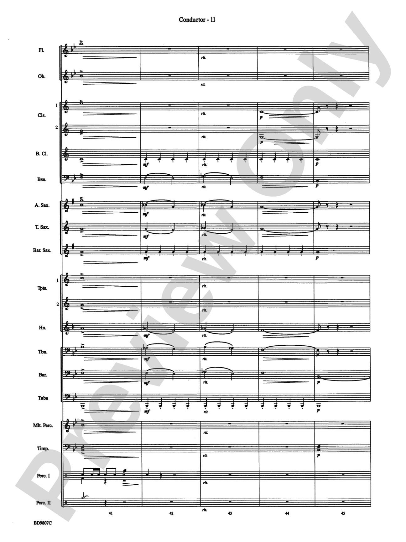 Fields of Kent: Concert Band Conductor Score & Parts
