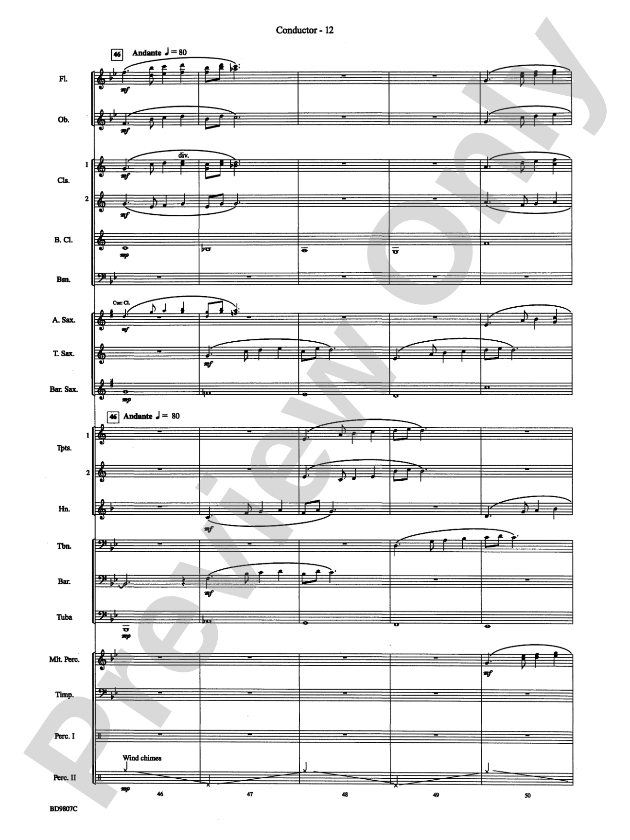 Fields of Kent: Concert Band Conductor Score & Parts