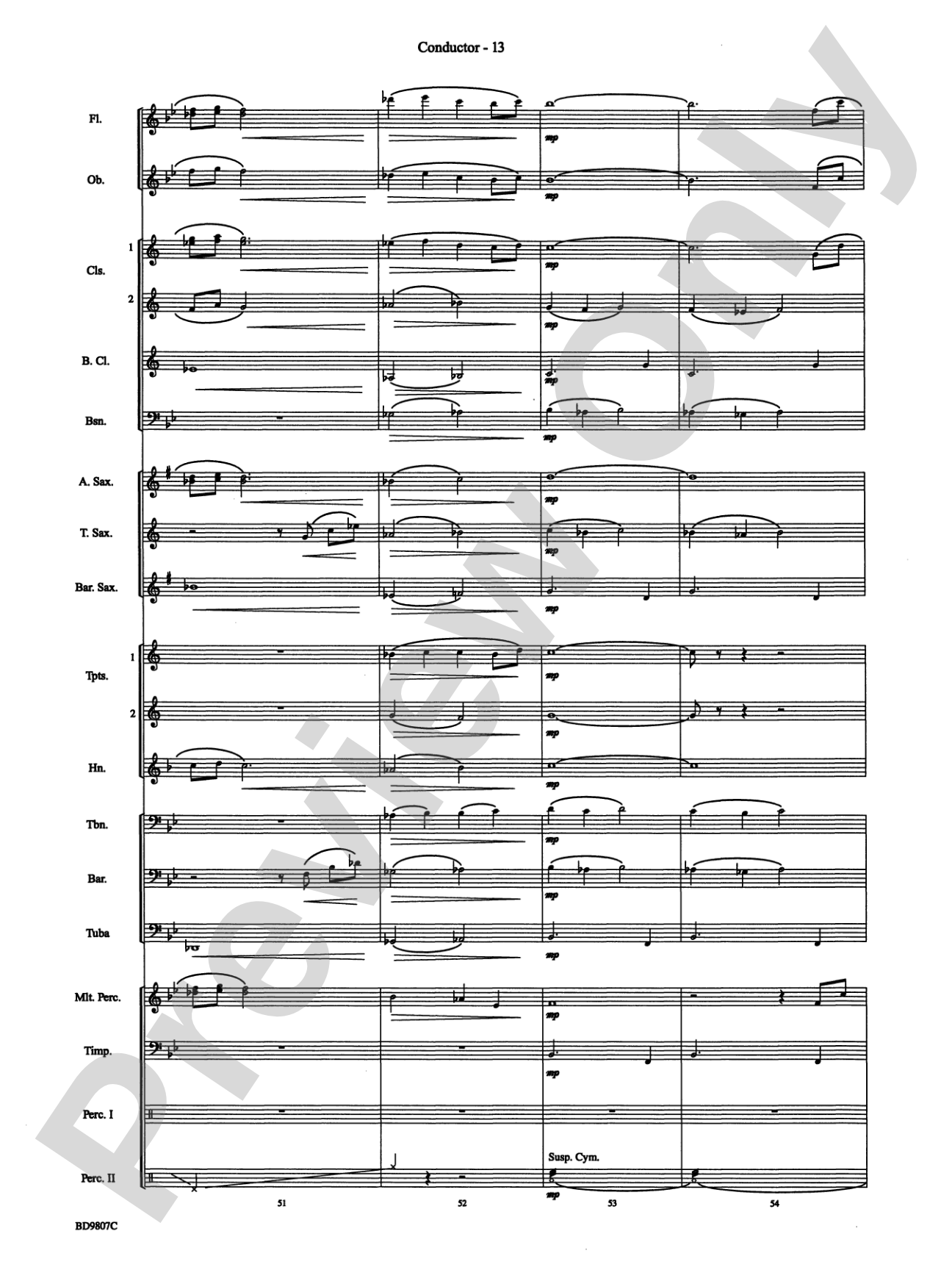 Fields of Kent: Concert Band Conductor Score & Parts