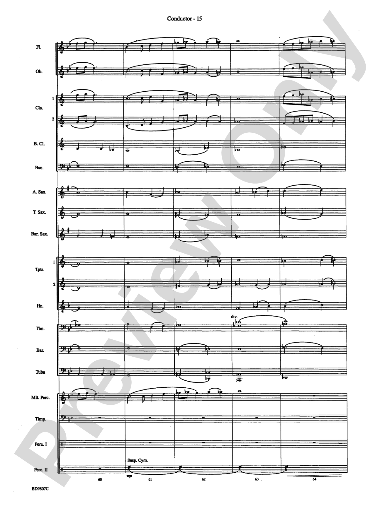 Fields of Kent: Concert Band Conductor Score & Parts