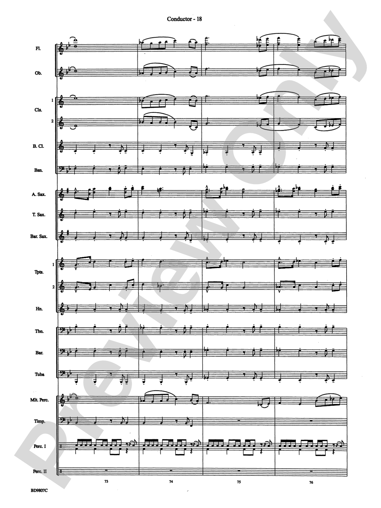 Fields of Kent: Concert Band Conductor Score & Parts