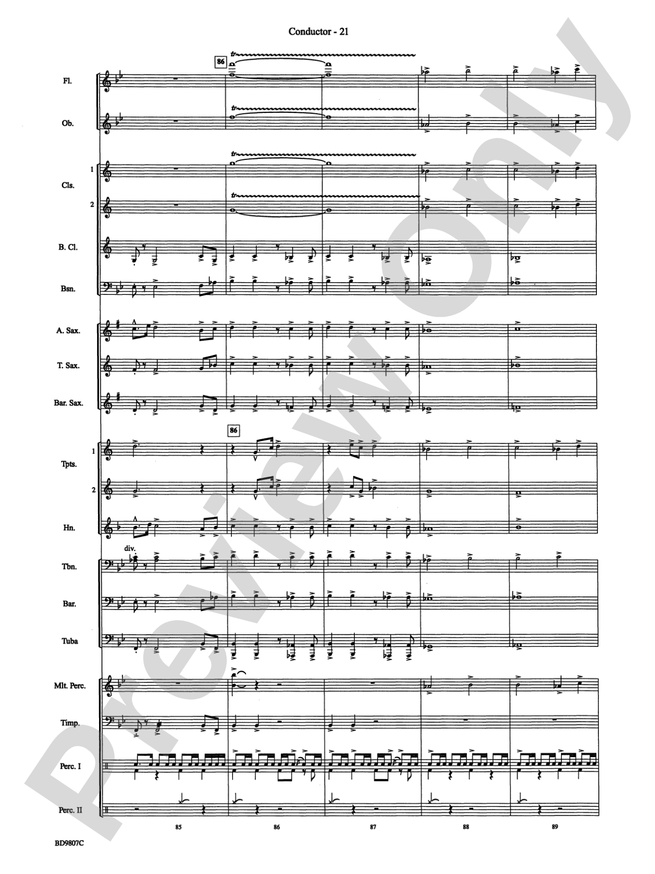 Fields of Kent: Concert Band Conductor Score & Parts