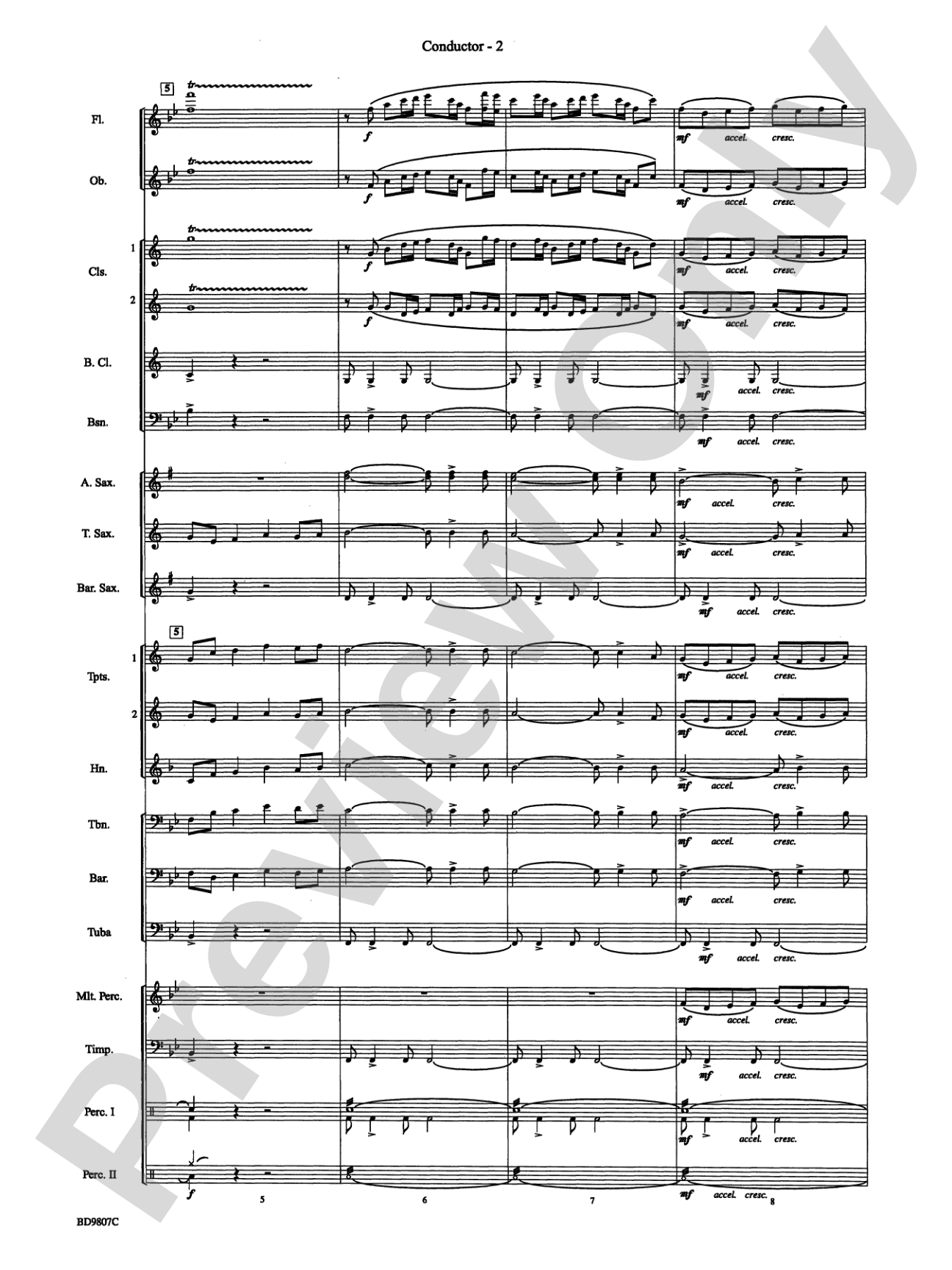 Fields of Kent: Concert Band Conductor Score & Parts