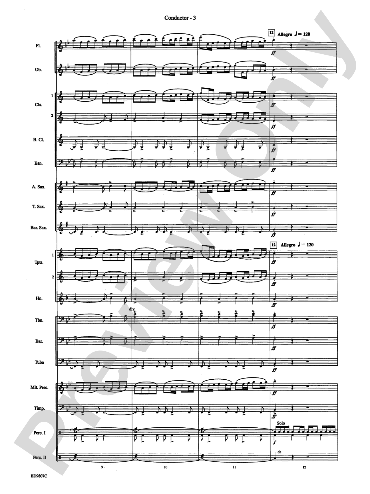 Fields of Kent: Concert Band Conductor Score & Parts
