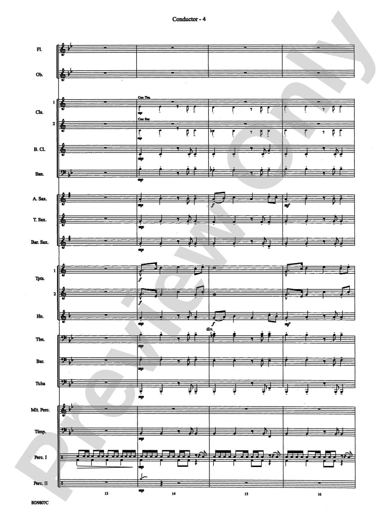 Fields of Kent: Concert Band Conductor Score & Parts