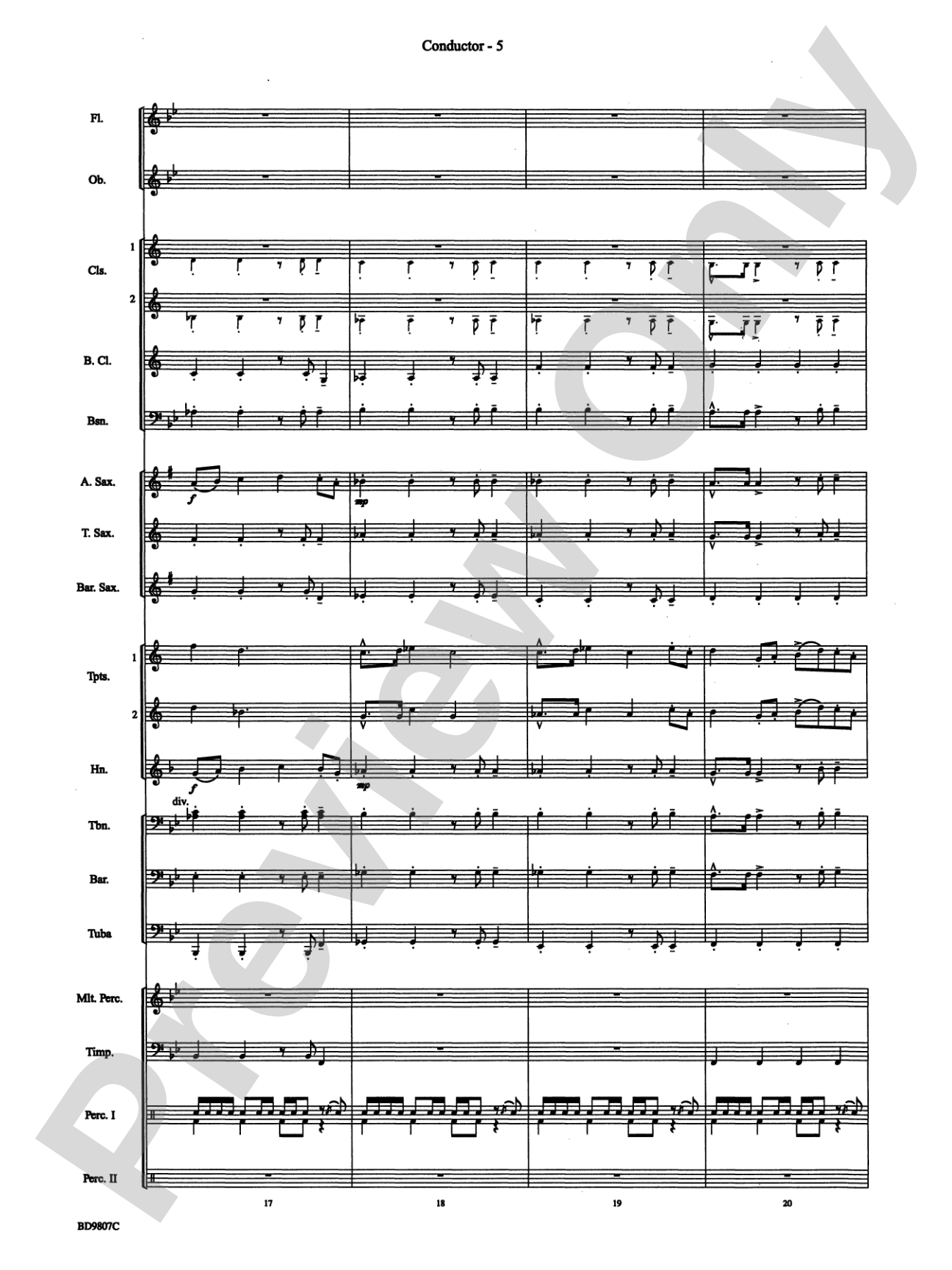 Fields of Kent: Concert Band Conductor Score & Parts