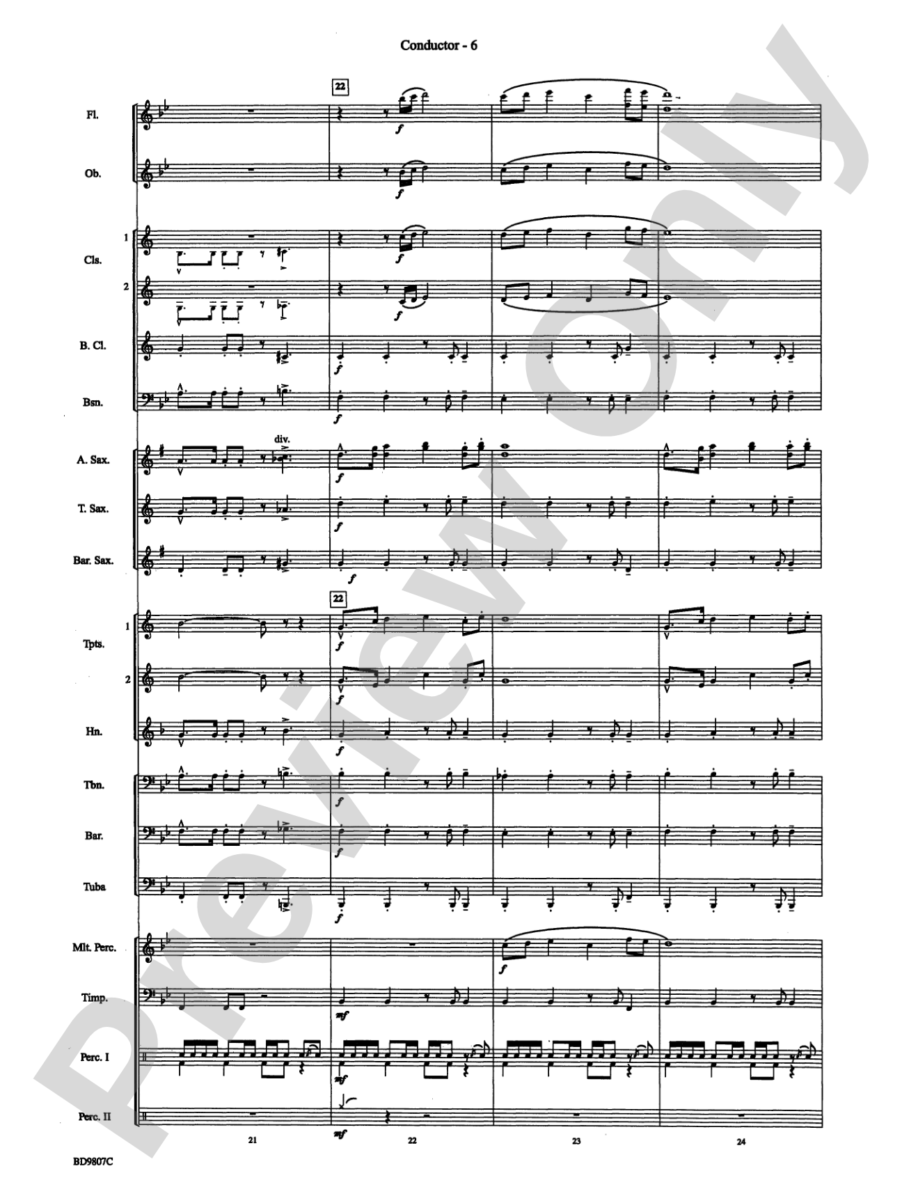 Fields of Kent: Concert Band Conductor Score & Parts
