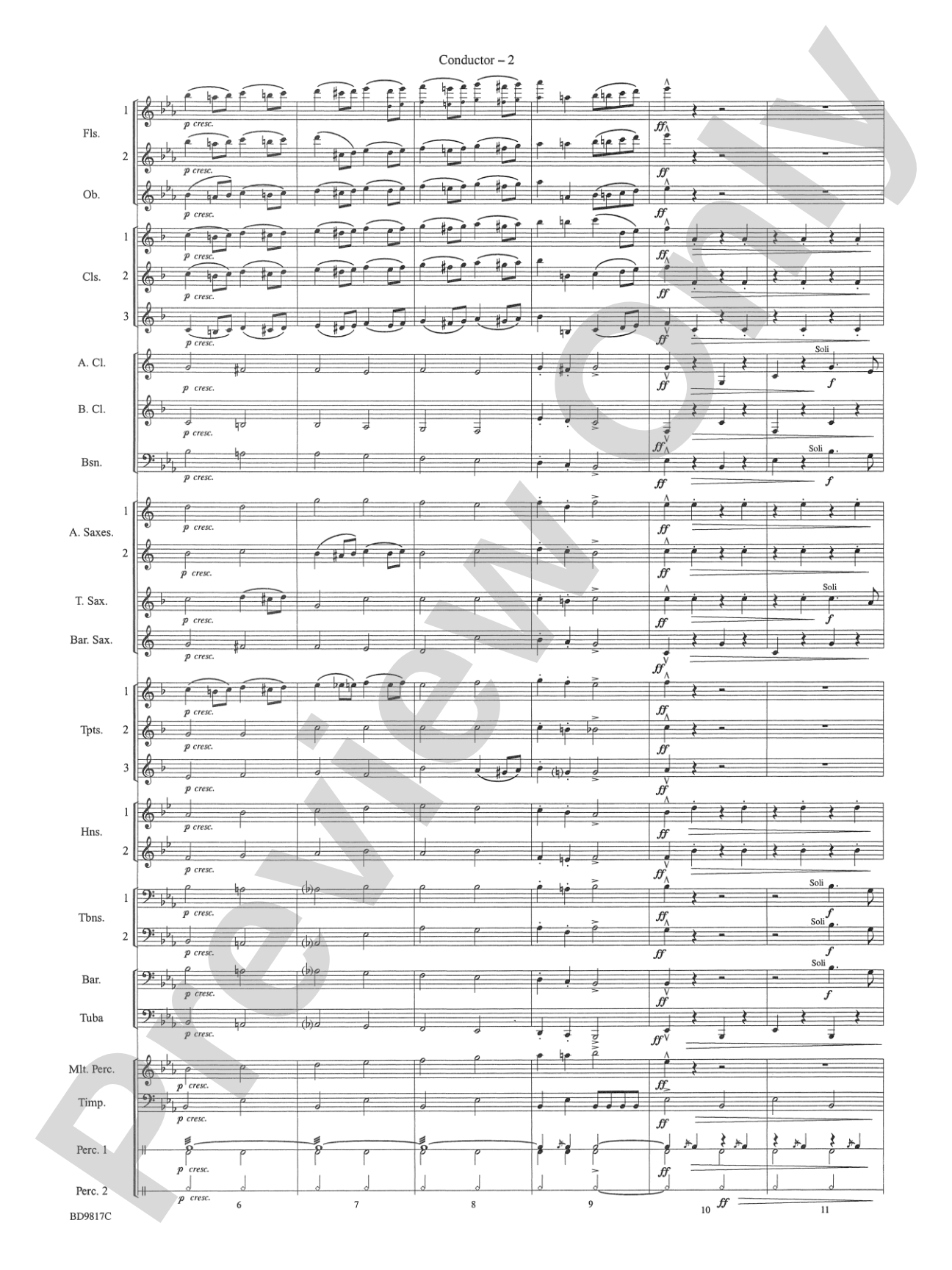 National Emblem: Concert Band Conductor Score & Parts