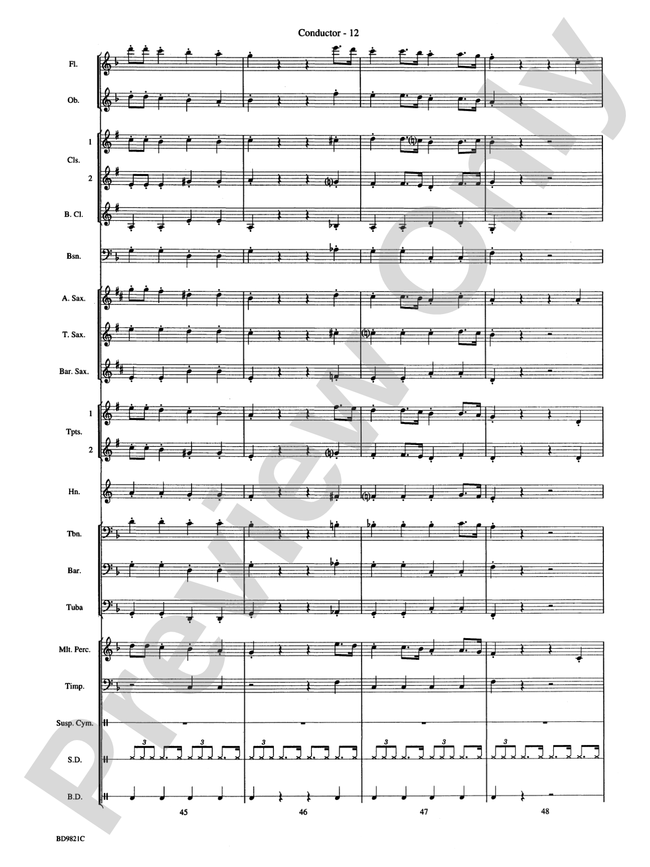Let It Snow! Let It Snow! Let It Snow!: Concert Band Conductor Score & Parts