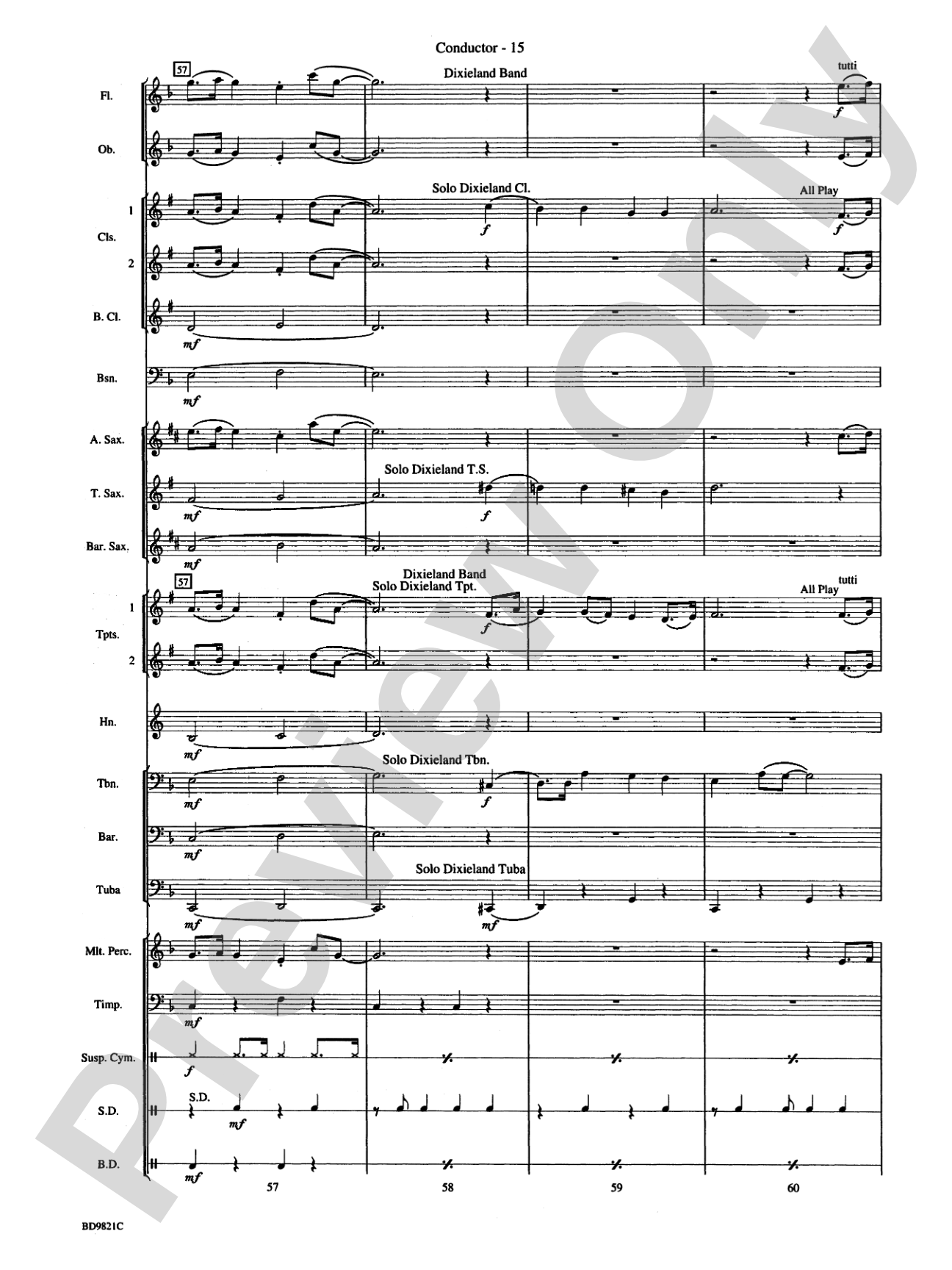 Let It Snow! Let It Snow! Let It Snow!: Concert Band Conductor Score & Parts
