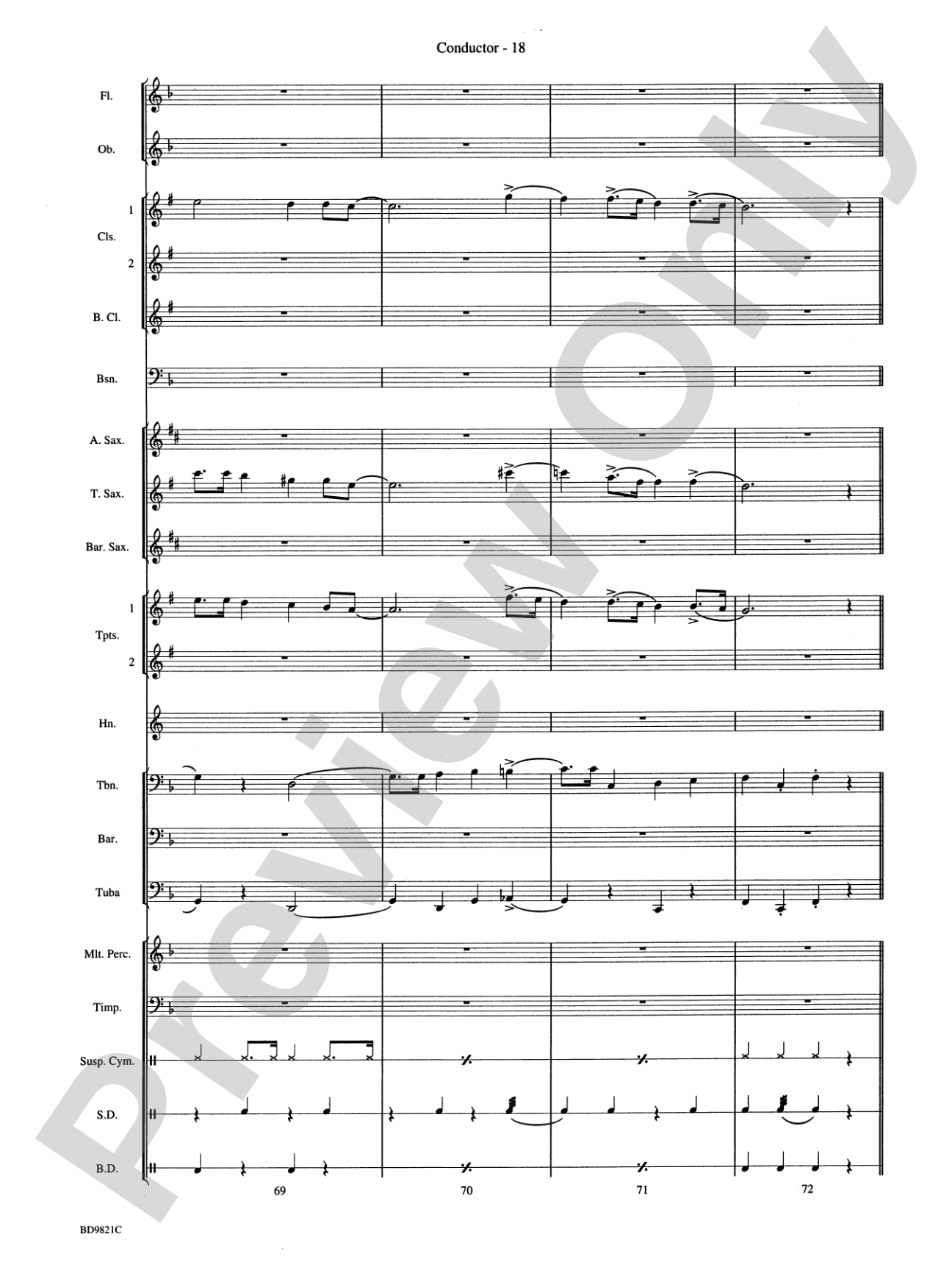 Let It Snow! Let It Snow! Let It Snow!: Concert Band Conductor Score & Parts