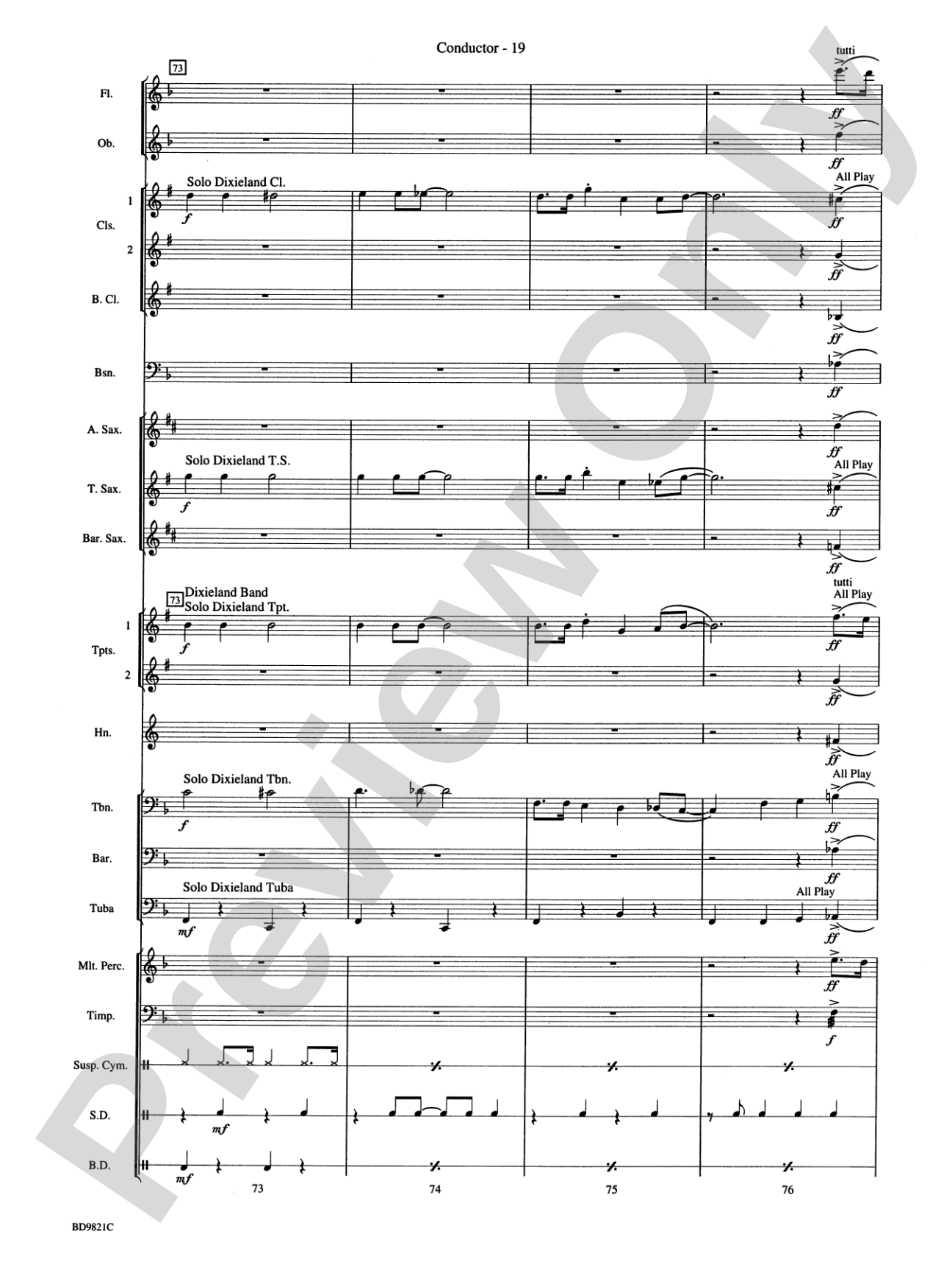 Let It Snow! Let It Snow! Let It Snow!: Concert Band Conductor Score & Parts