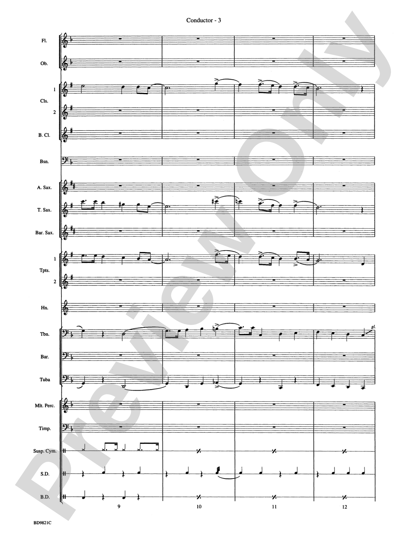 Let It Snow! Let It Snow! Let It Snow!: Concert Band Conductor Score & Parts