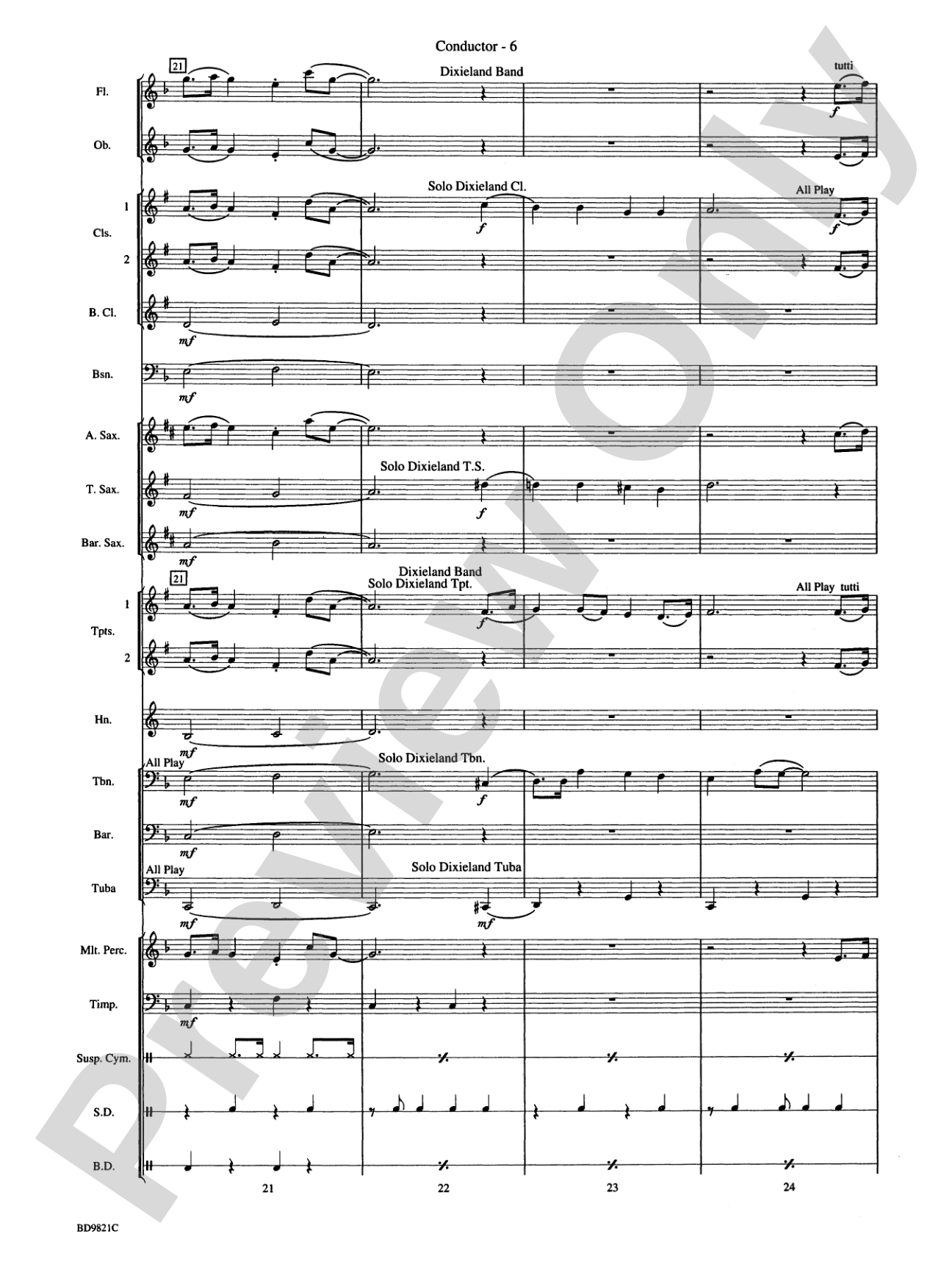 Let It Snow! Let It Snow! Let It Snow!: Concert Band Conductor Score & Parts