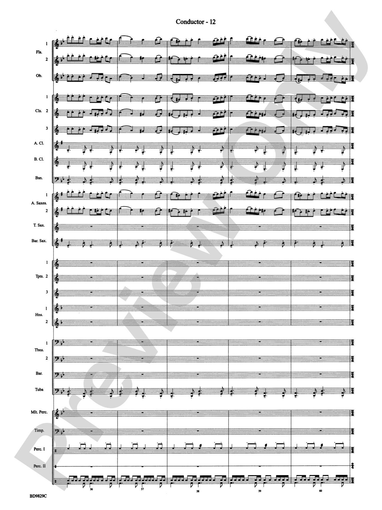 Christmas Winds (Overture): Concert Band Conductor Score & Parts