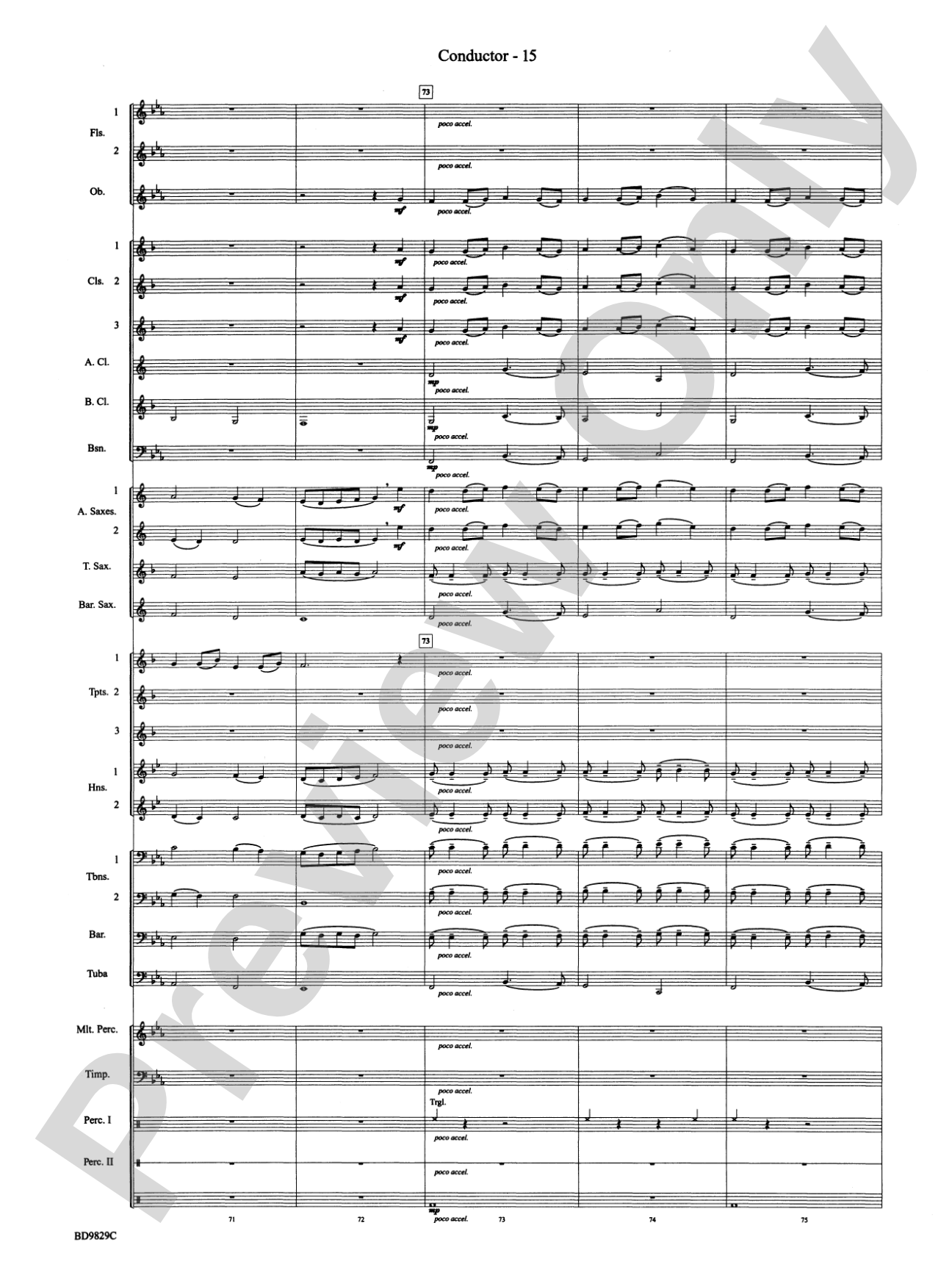 Christmas Winds (Overture): Concert Band Conductor Score & Parts