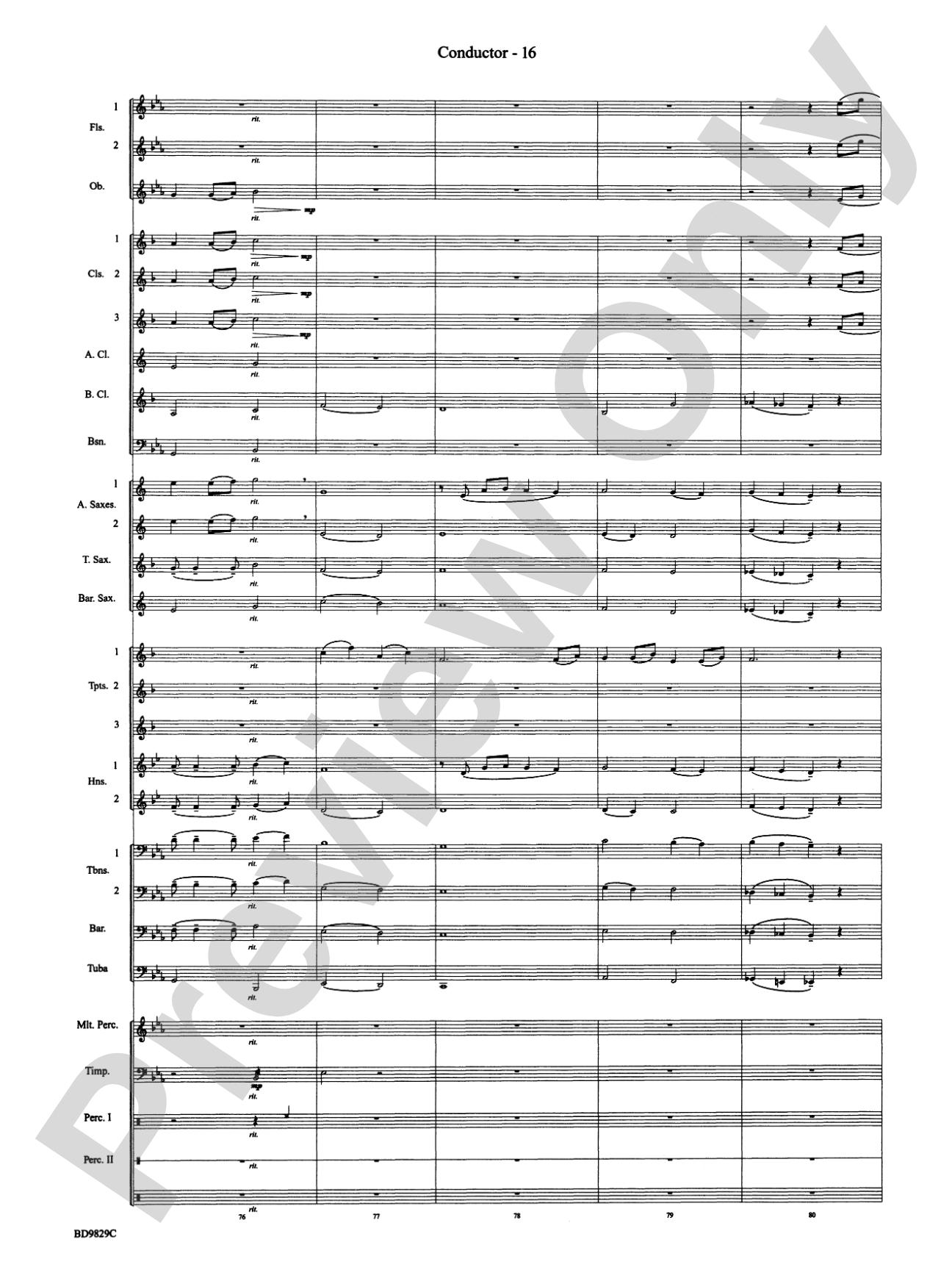 Christmas Winds (Overture): Concert Band Conductor Score & Parts