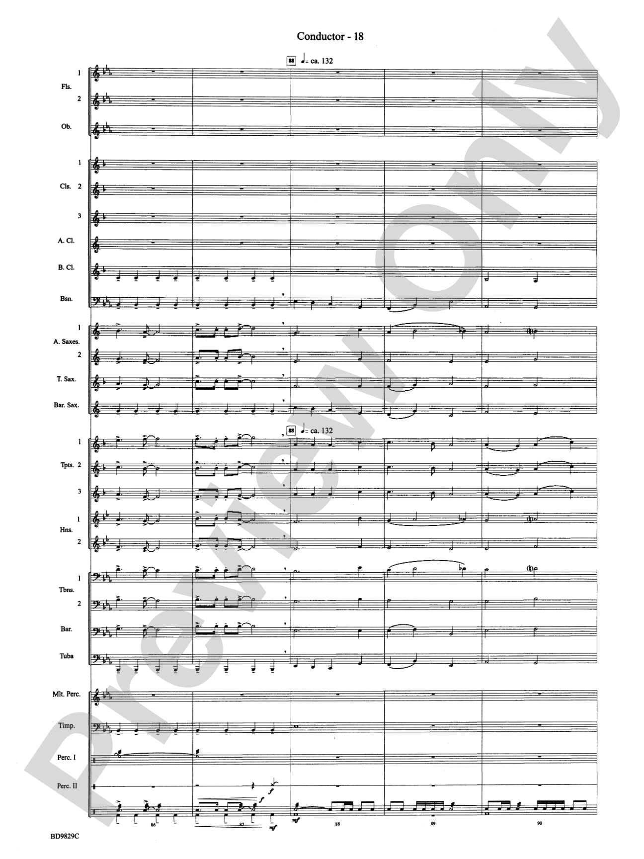 Christmas Winds (Overture): Concert Band Conductor Score & Parts