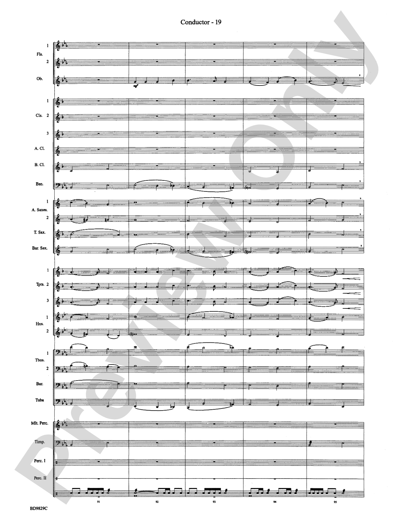 Christmas Winds (Overture): Concert Band Conductor Score & Parts