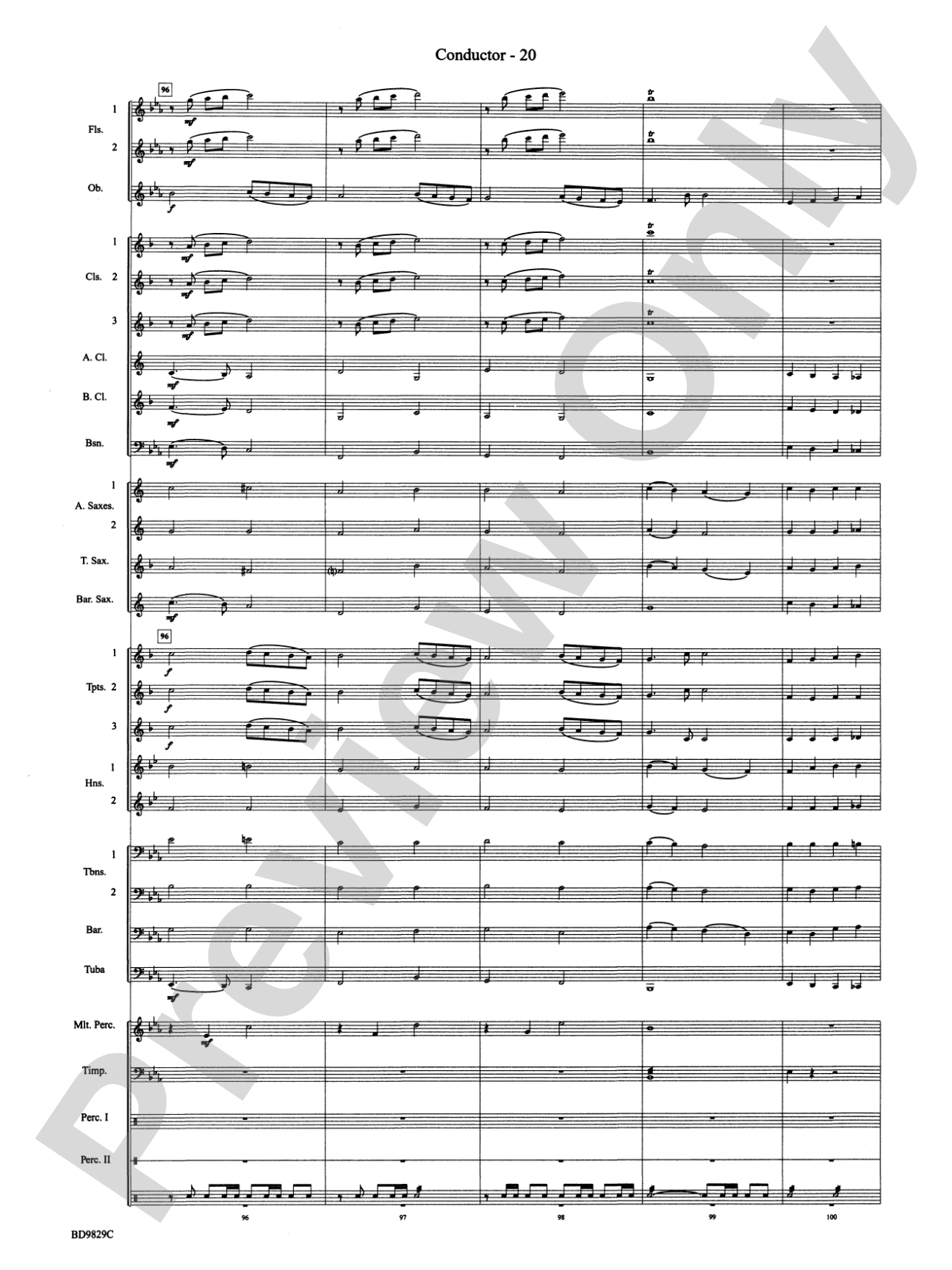 Christmas Winds (Overture): Concert Band Conductor Score & Parts