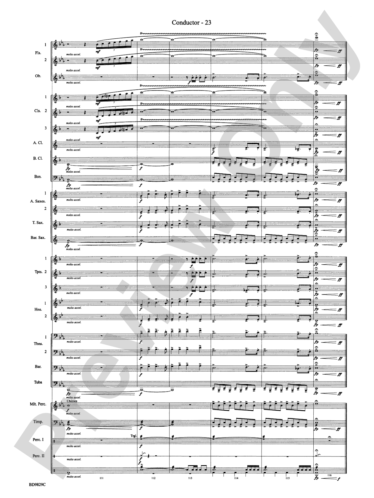 Christmas Winds (Overture): Concert Band Conductor Score & Parts