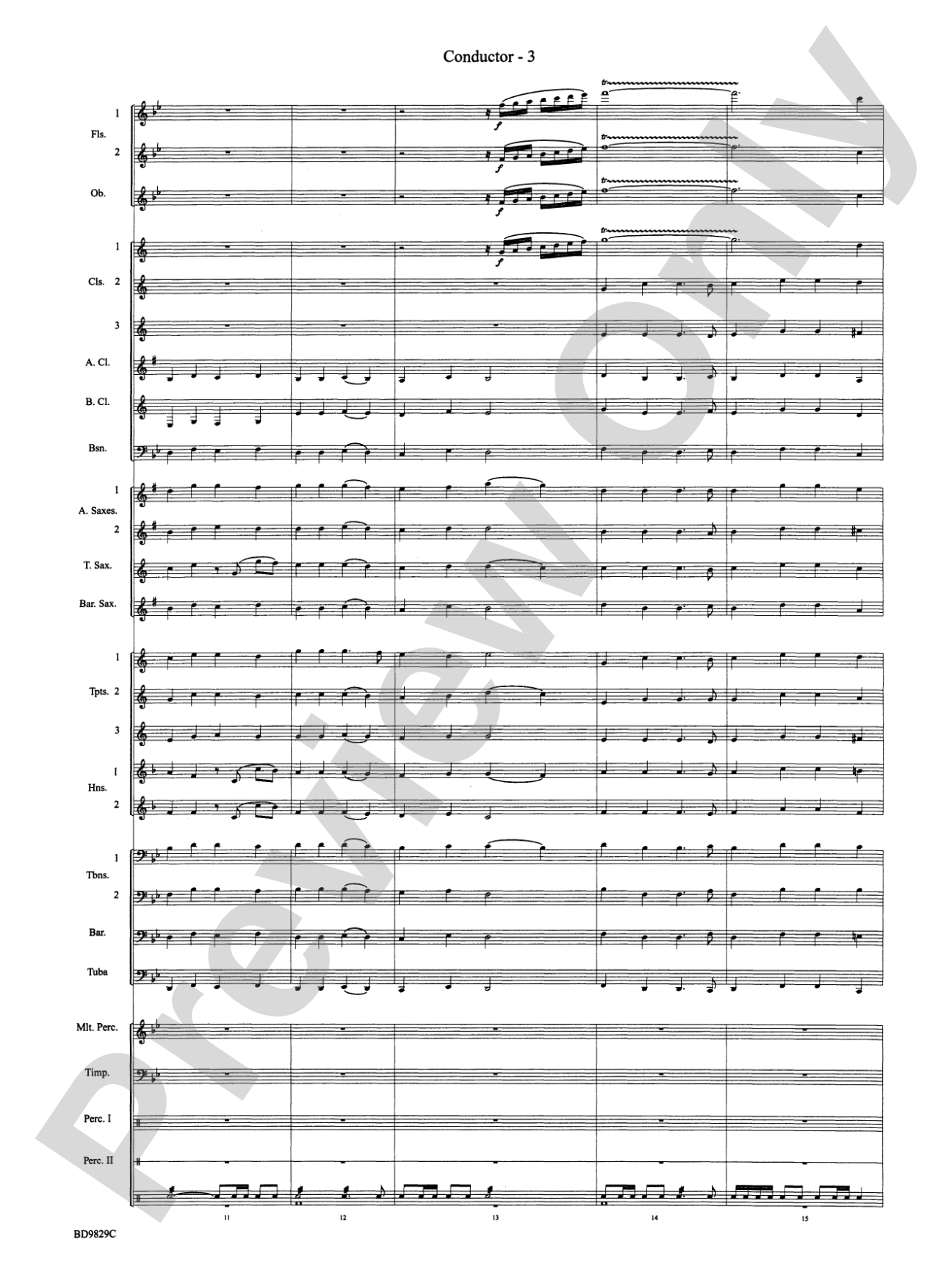 Christmas Winds (Overture): Concert Band Conductor Score & Parts
