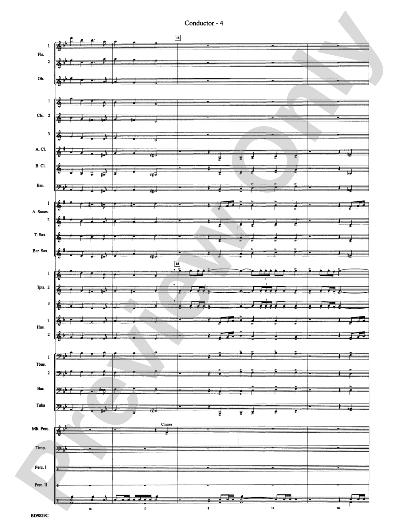 Christmas Winds (Overture): Concert Band Conductor Score & Parts