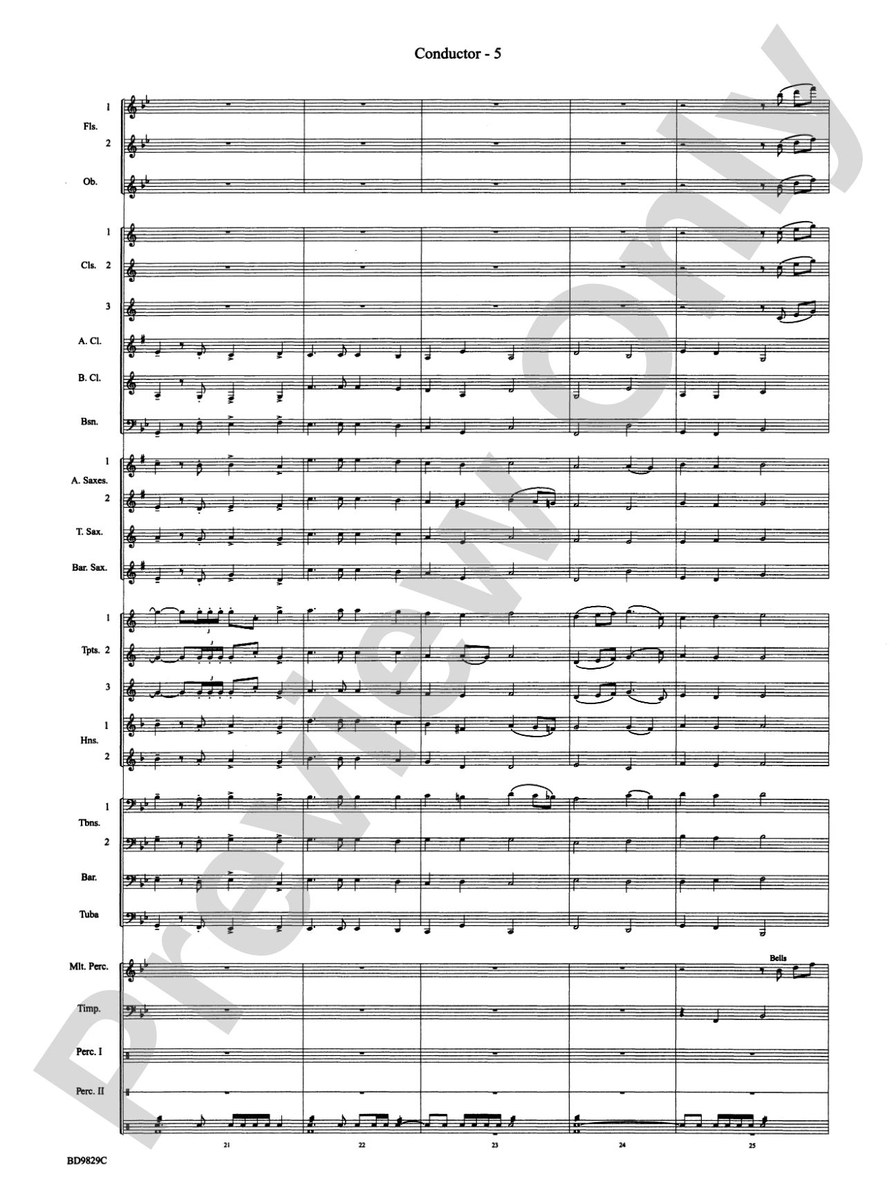 Christmas Winds (Overture): Concert Band Conductor Score & Parts