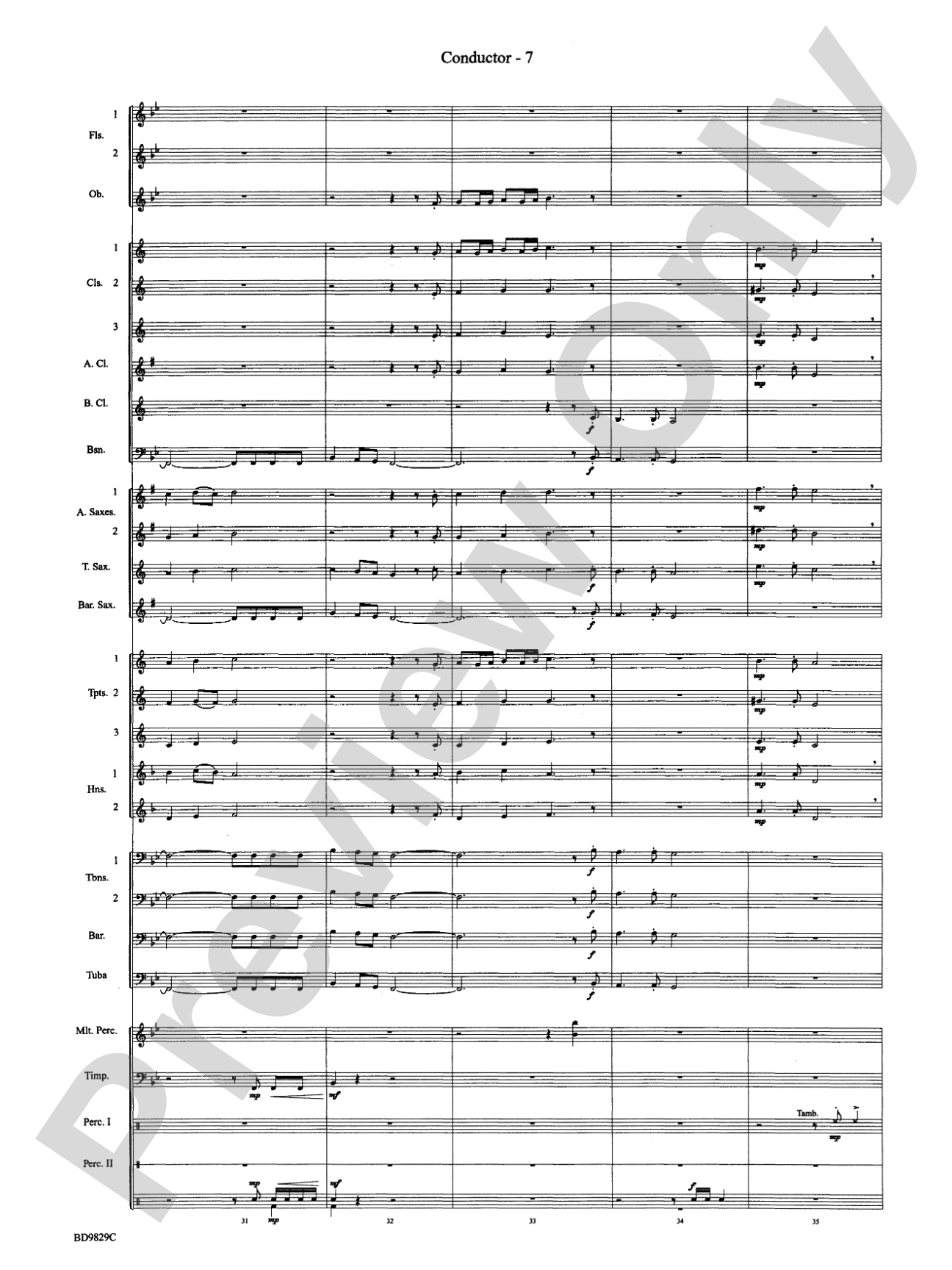 Christmas Winds (Overture): Concert Band Conductor Score & Parts