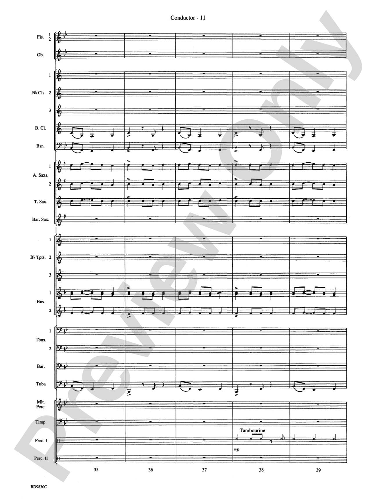The Spirit of Orpheus (A Sinfonian Celebration): Concert Band Conductor Score & Parts