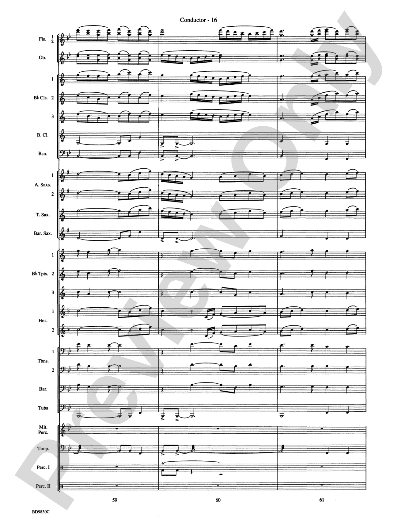 The Spirit of Orpheus (A Sinfonian Celebration): Concert Band Conductor Score & Parts