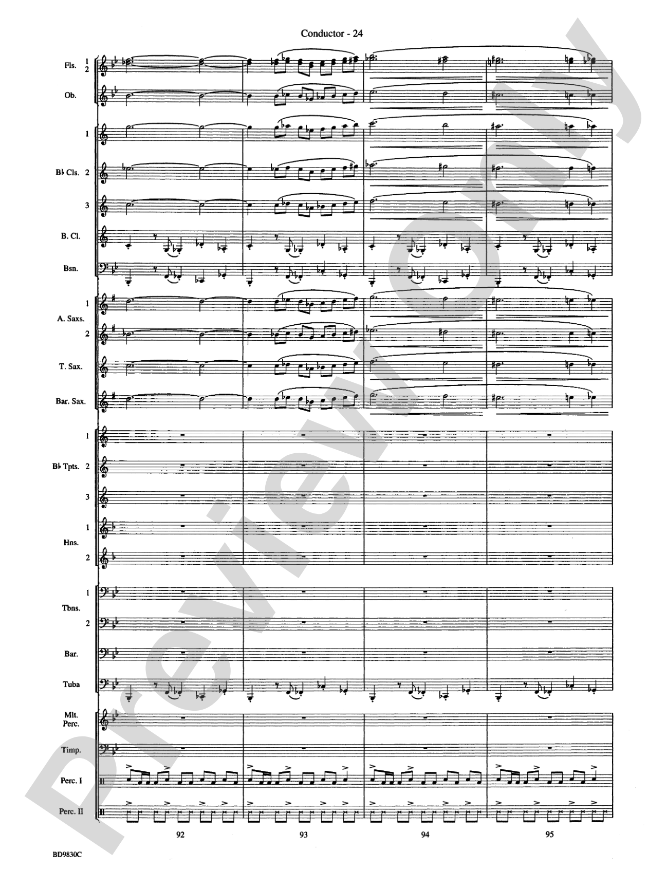 The Spirit of Orpheus (A Sinfonian Celebration): Concert Band Conductor Score & Parts
