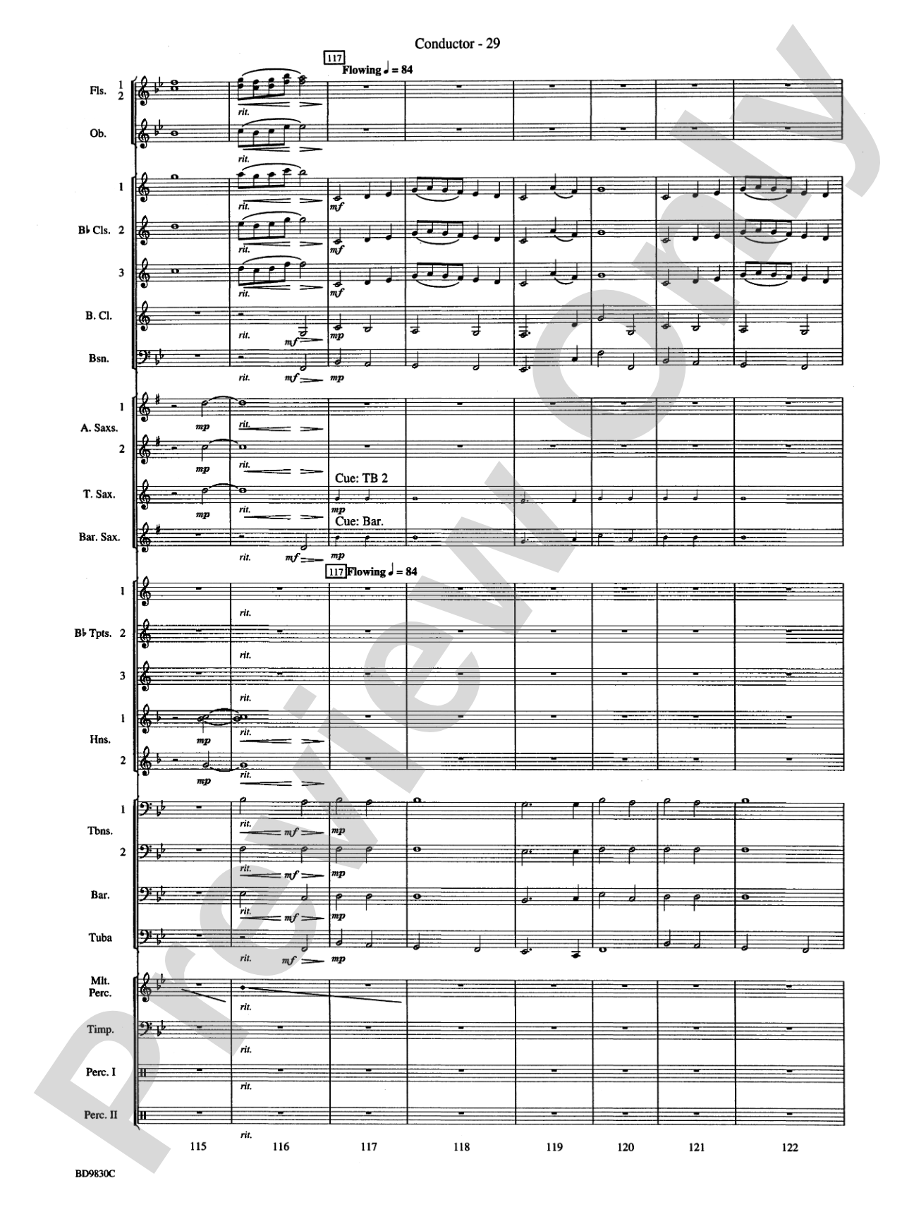 The Spirit of Orpheus (A Sinfonian Celebration): Concert Band Conductor Score & Parts